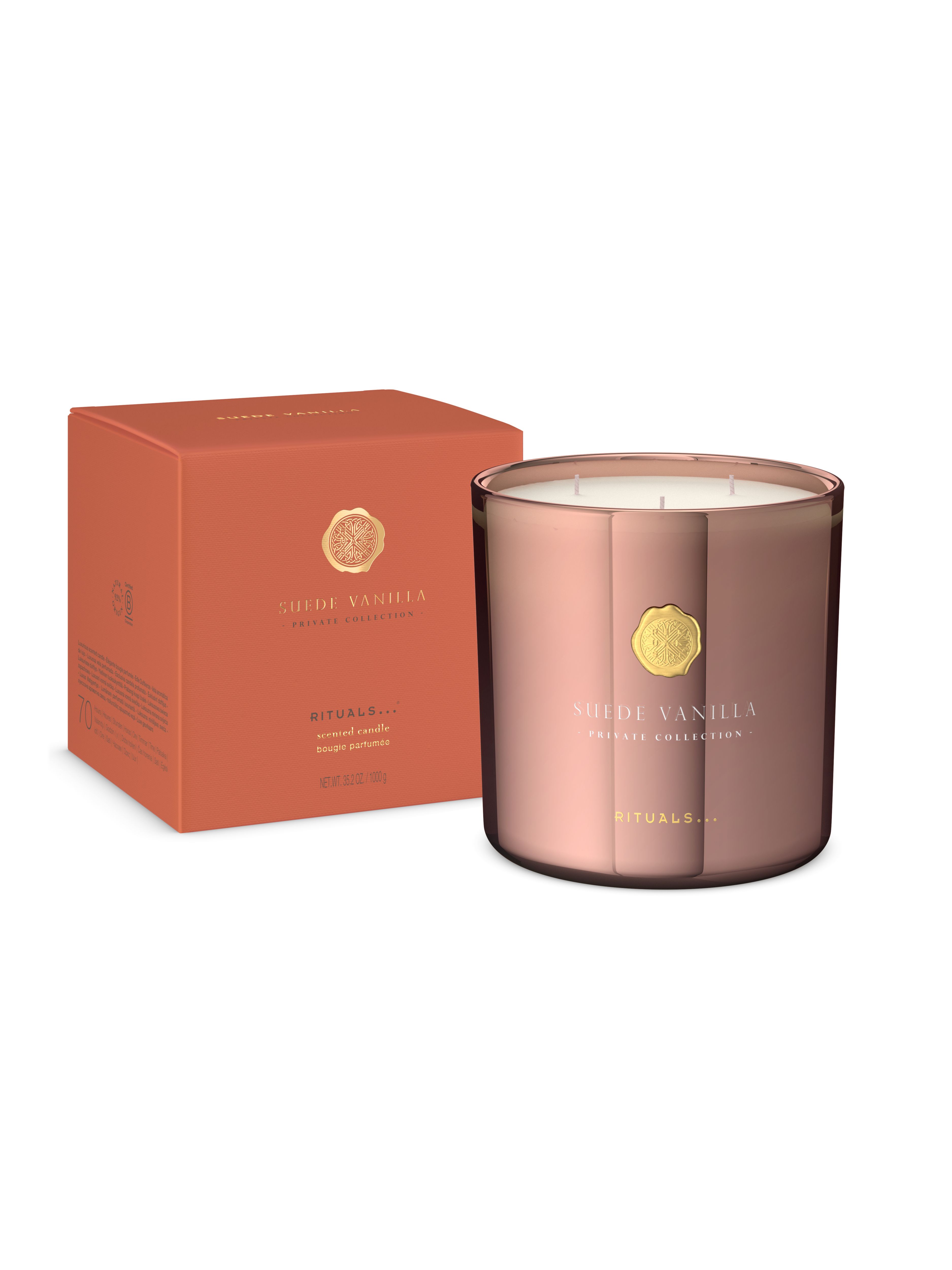 Private Collection Medium Suede Vanilla Scented Candle - Duftkerze