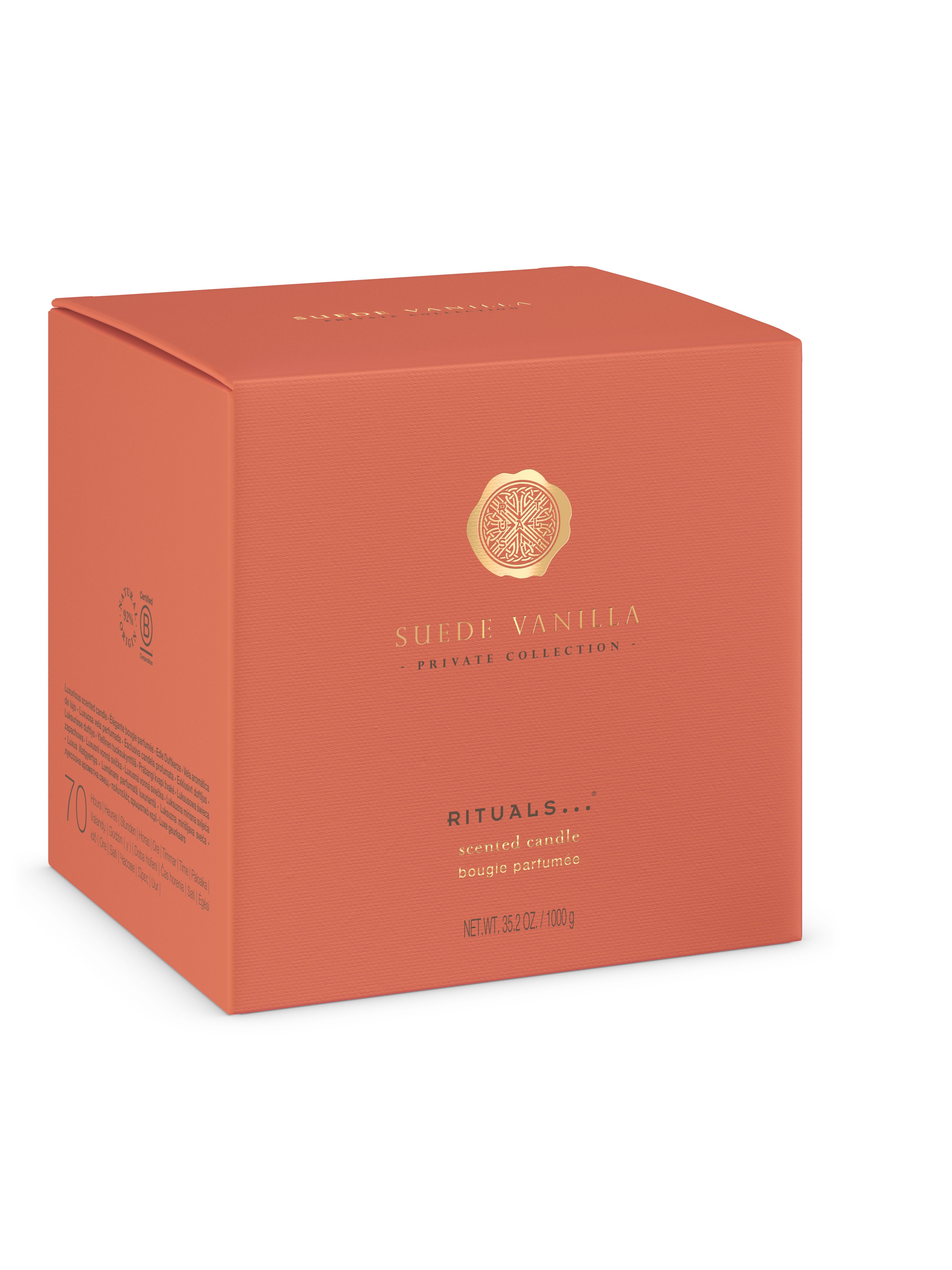 Suede Vanilla Scented Candle 1000g