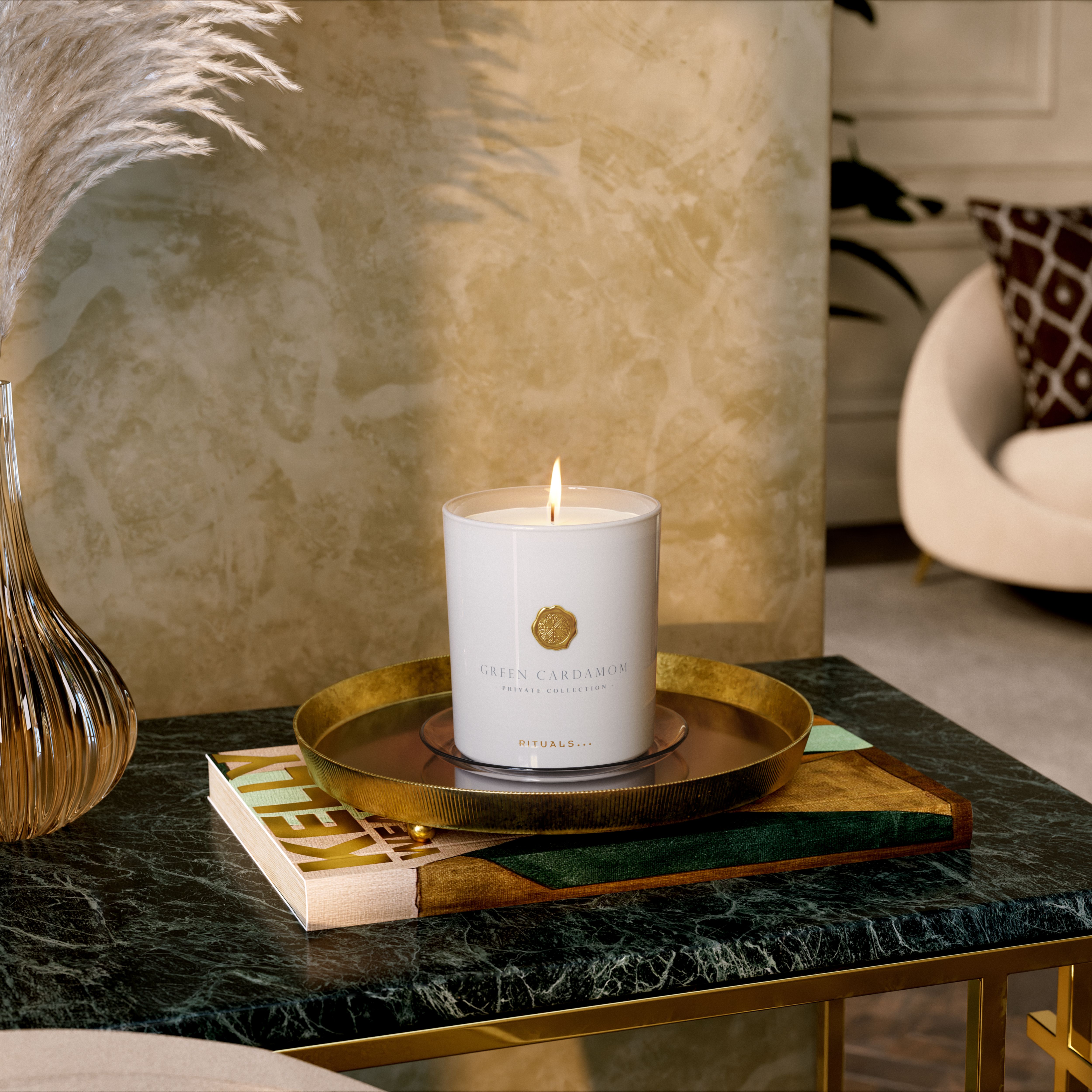 nến thơm, bộ sưu tập riêng, màu trắng, 360 gr, nghi lễ