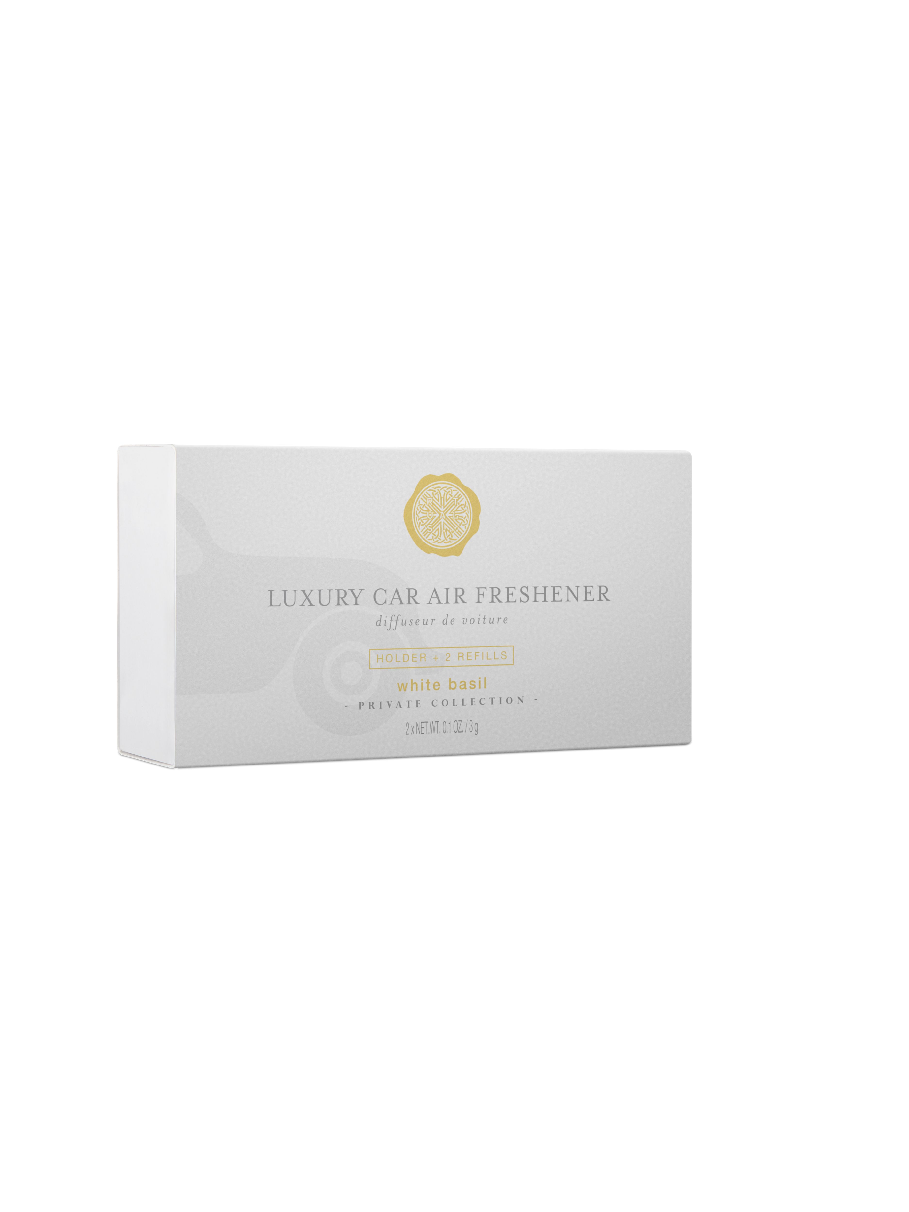 White Basil Car Air Freshener
