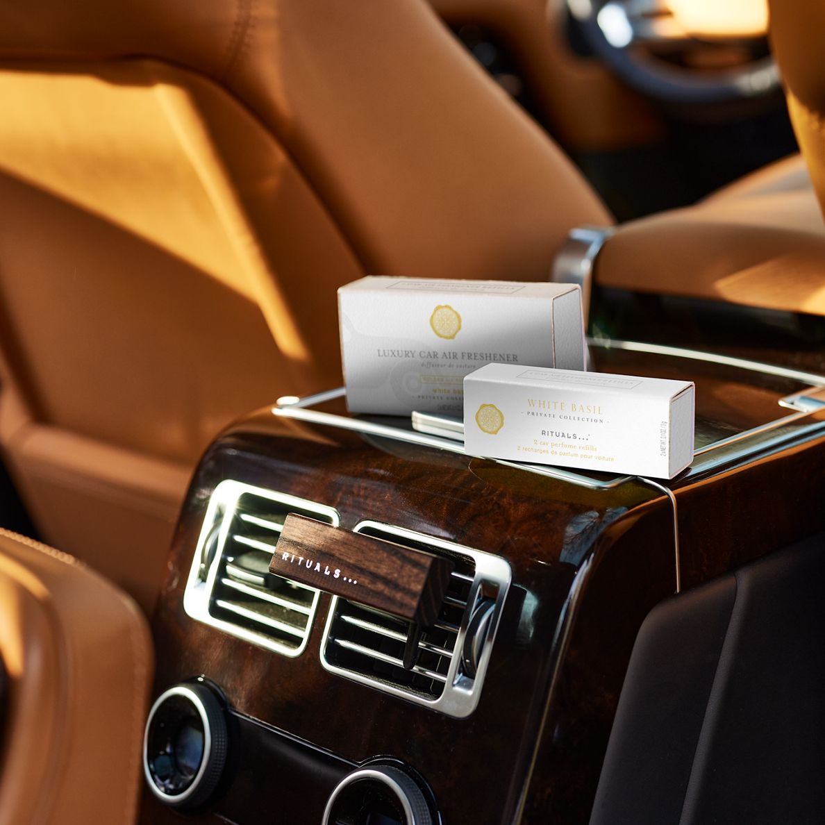White Basil Car Air Freshener Refill