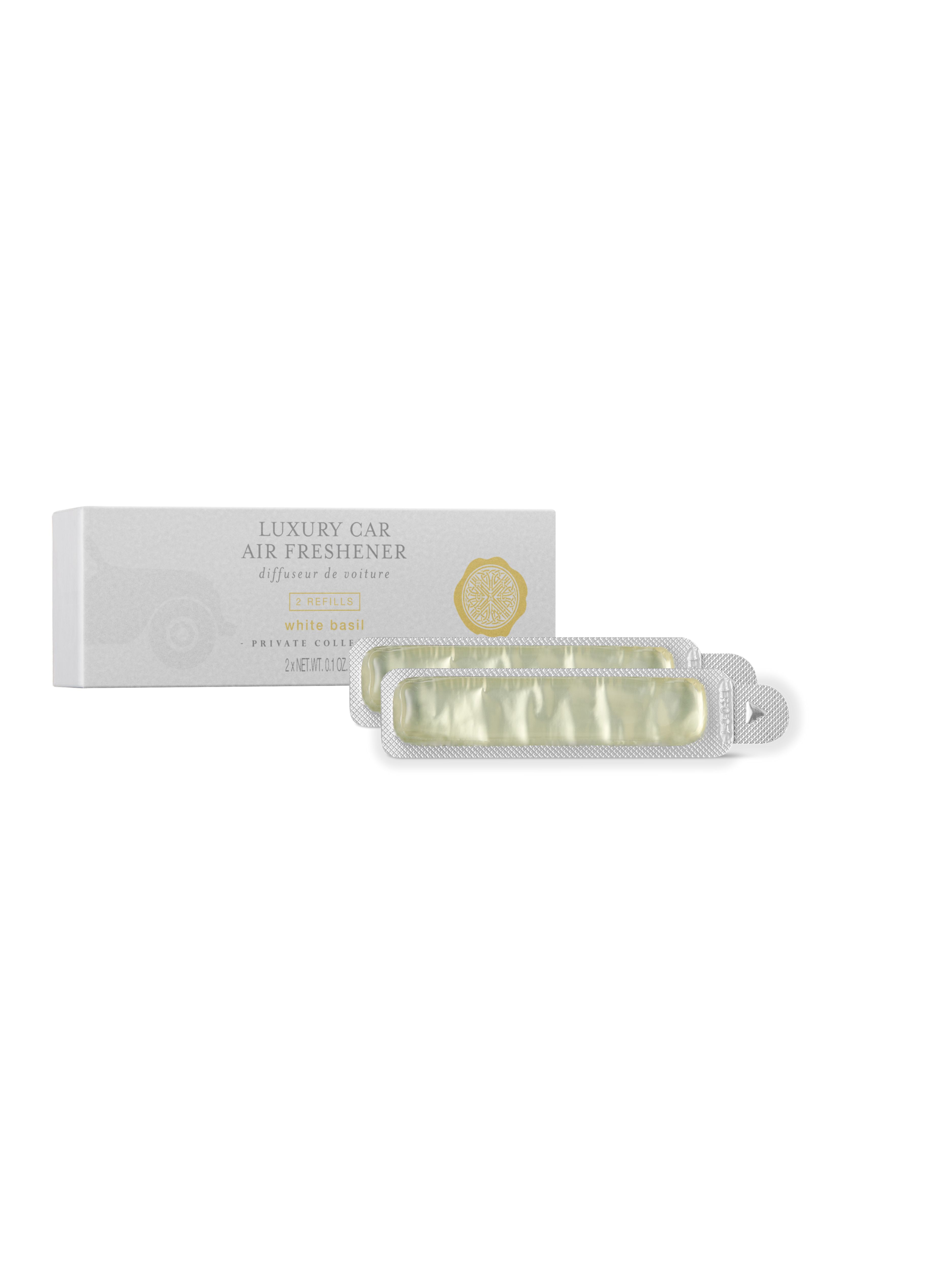 White Basil Refill Car Air Freshener