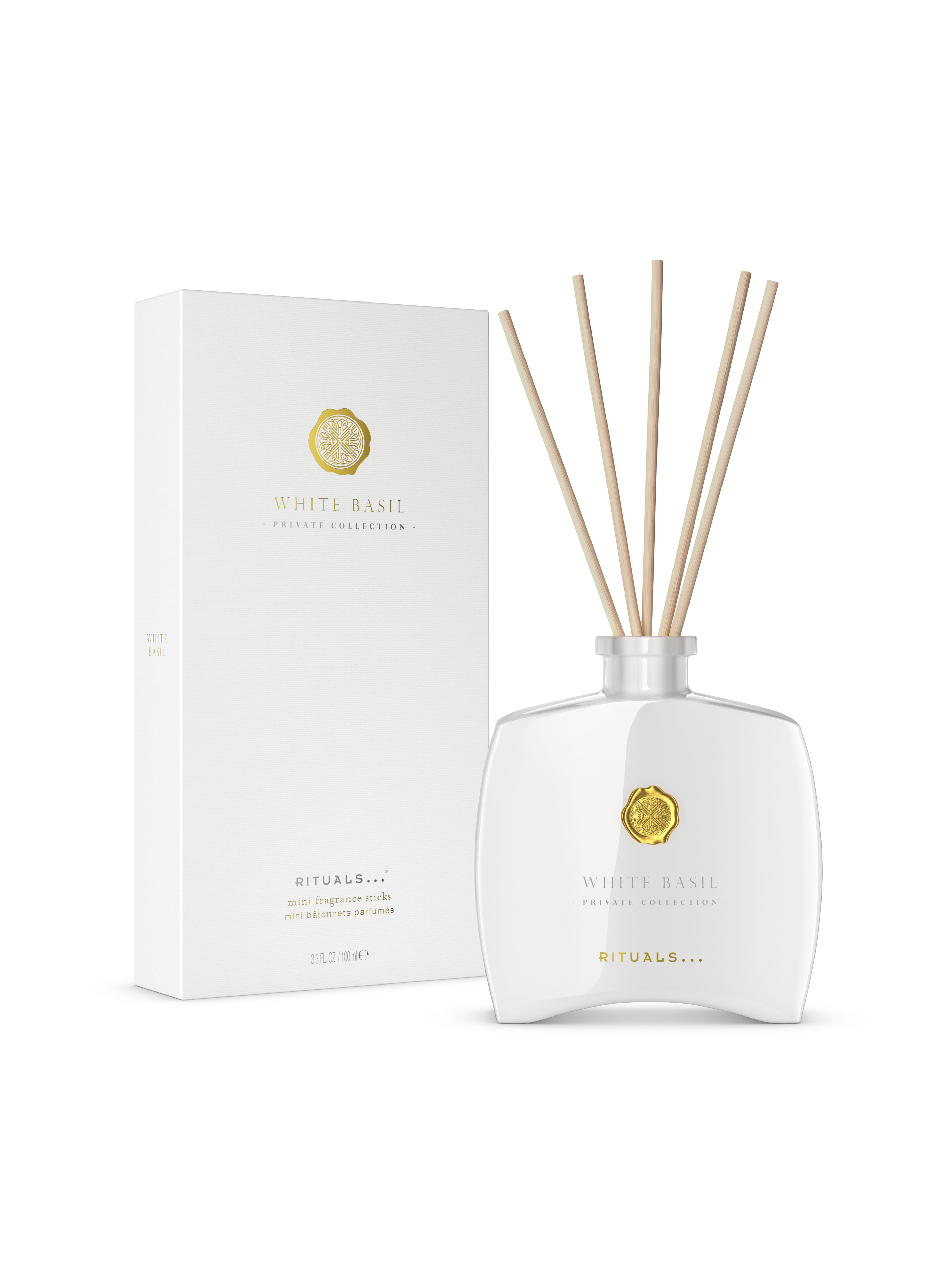 White Basil Mini Fragrance Sticks