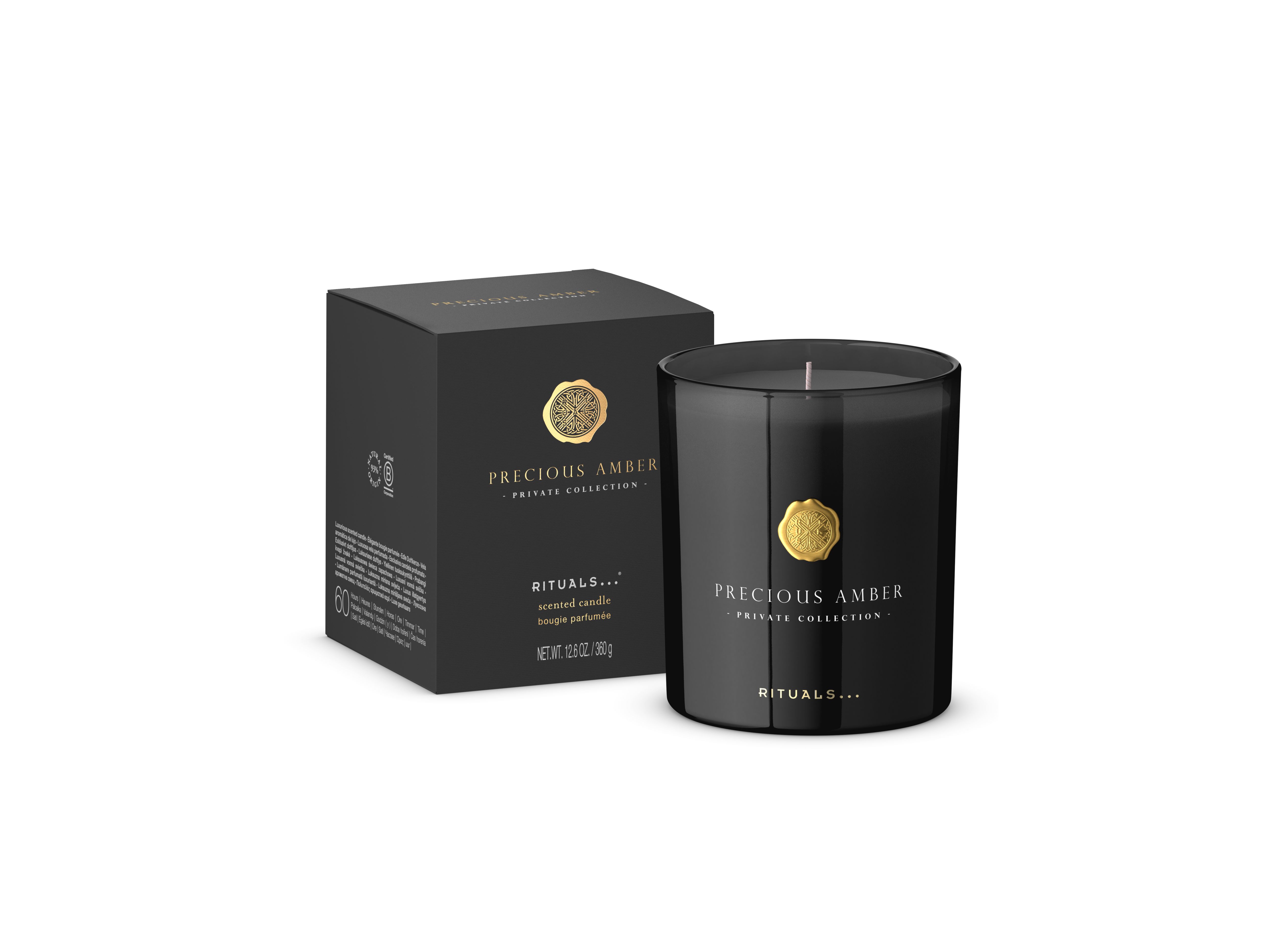 scented candle, privatecollection, Black, 360 gr, RITUALS