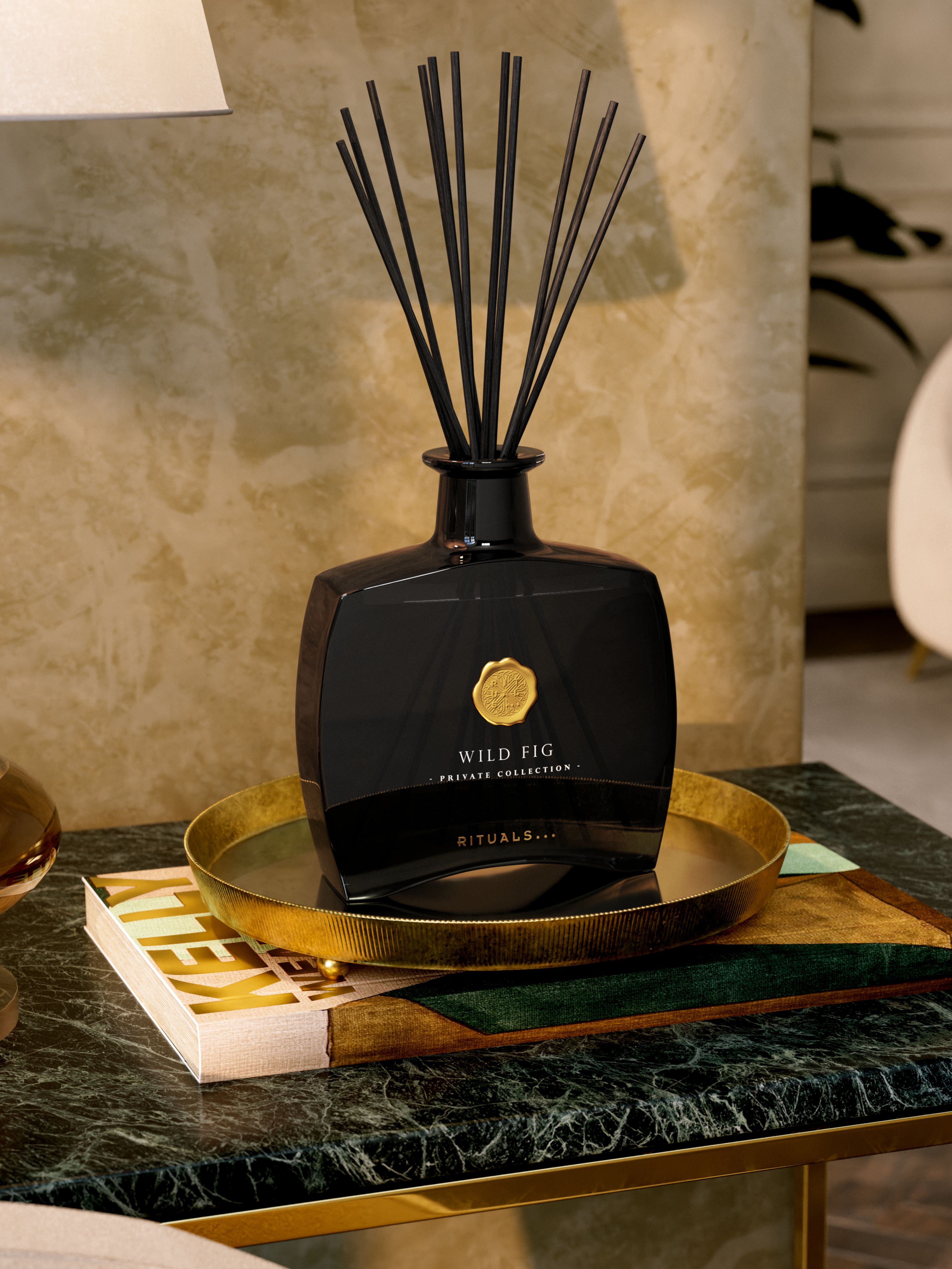 Wild Fig Fragrance Sticks Lifestyle with Product