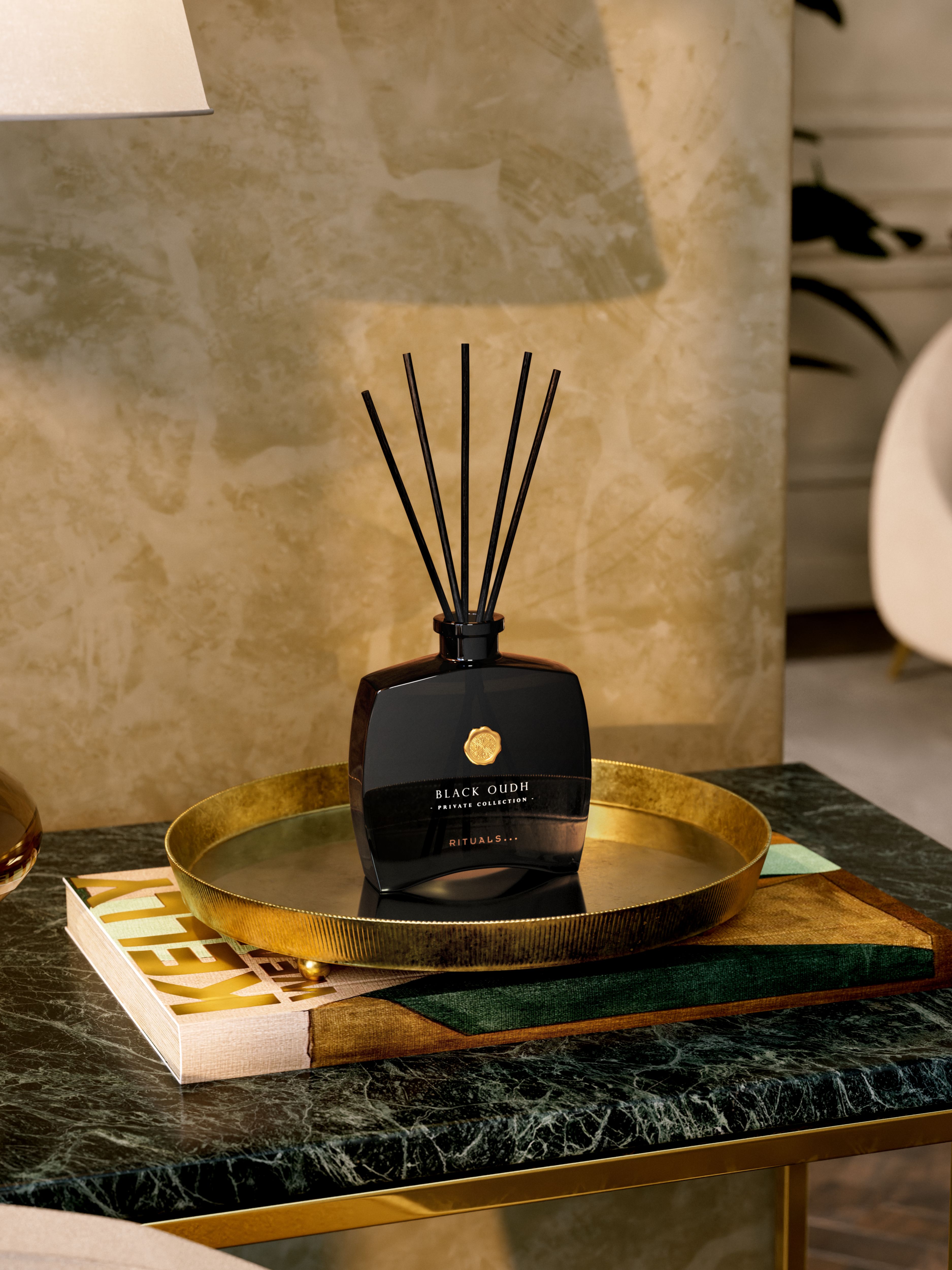 Black Oudh Mini Fragrance Sticks Lifestyle with Product