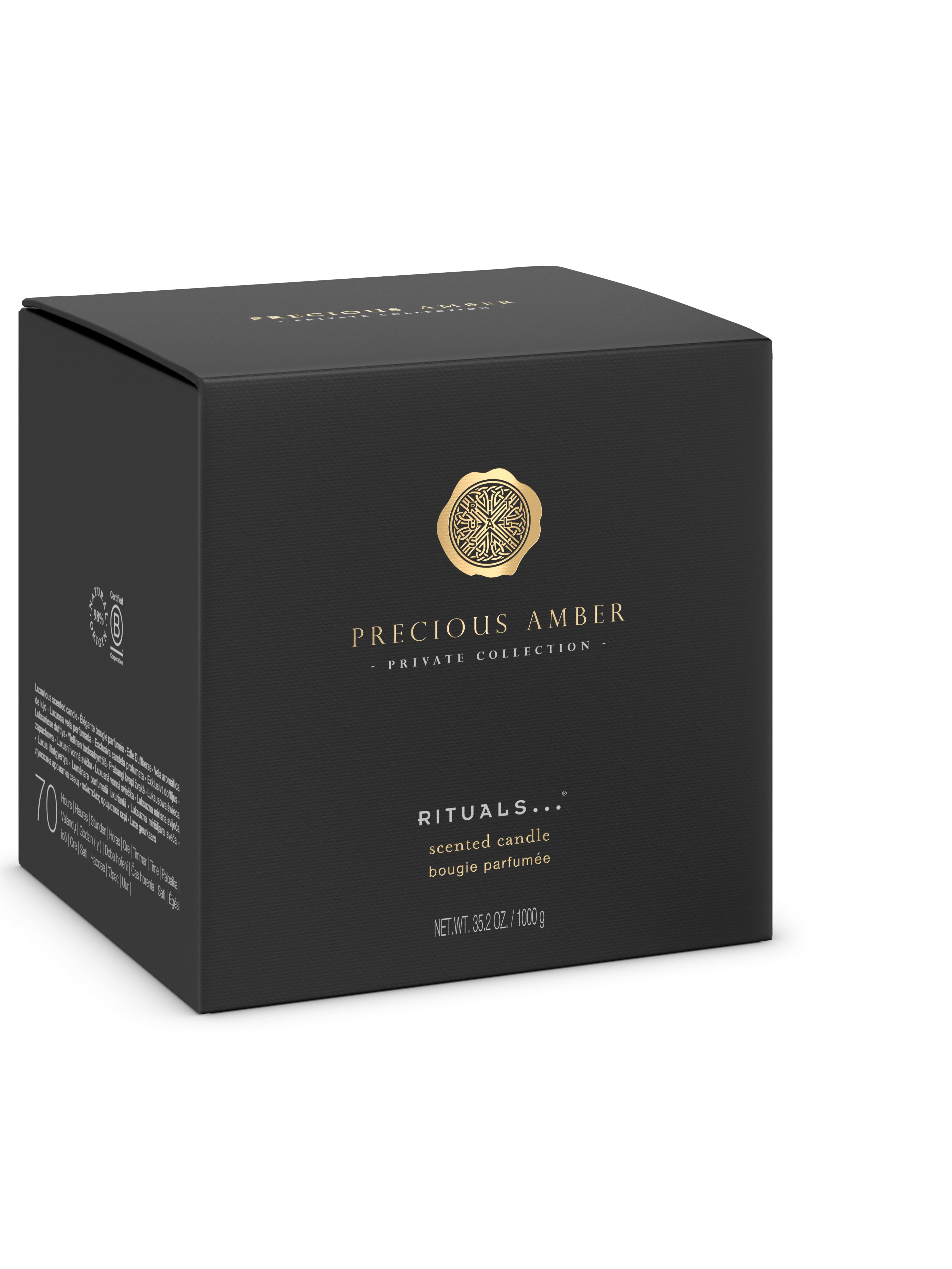 Private Collection Medium Precious Amber Scented Candle - Edle XL-Duftkerze