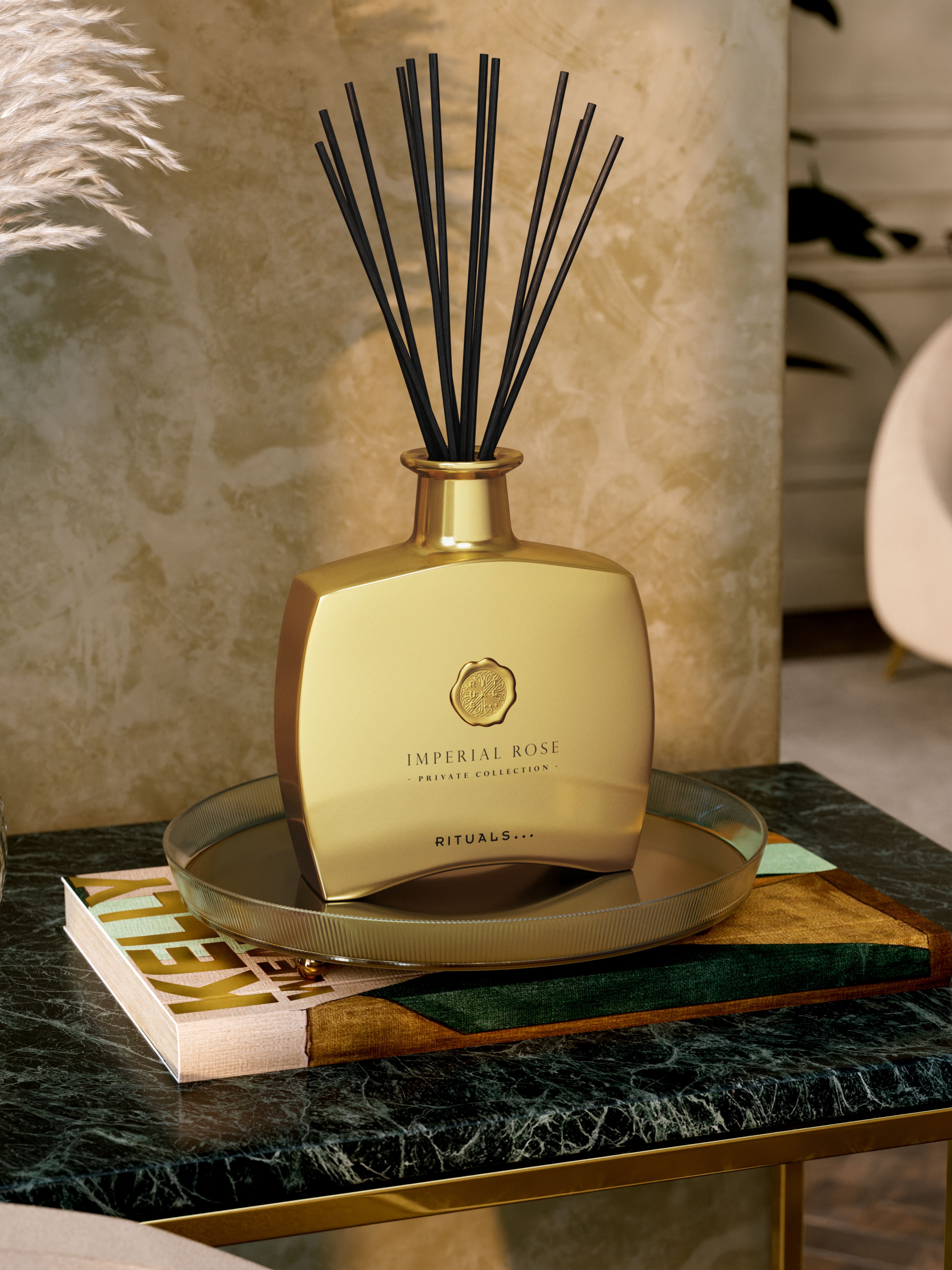 Imperial Rose Fragrance Sticks Lifestyle with Product