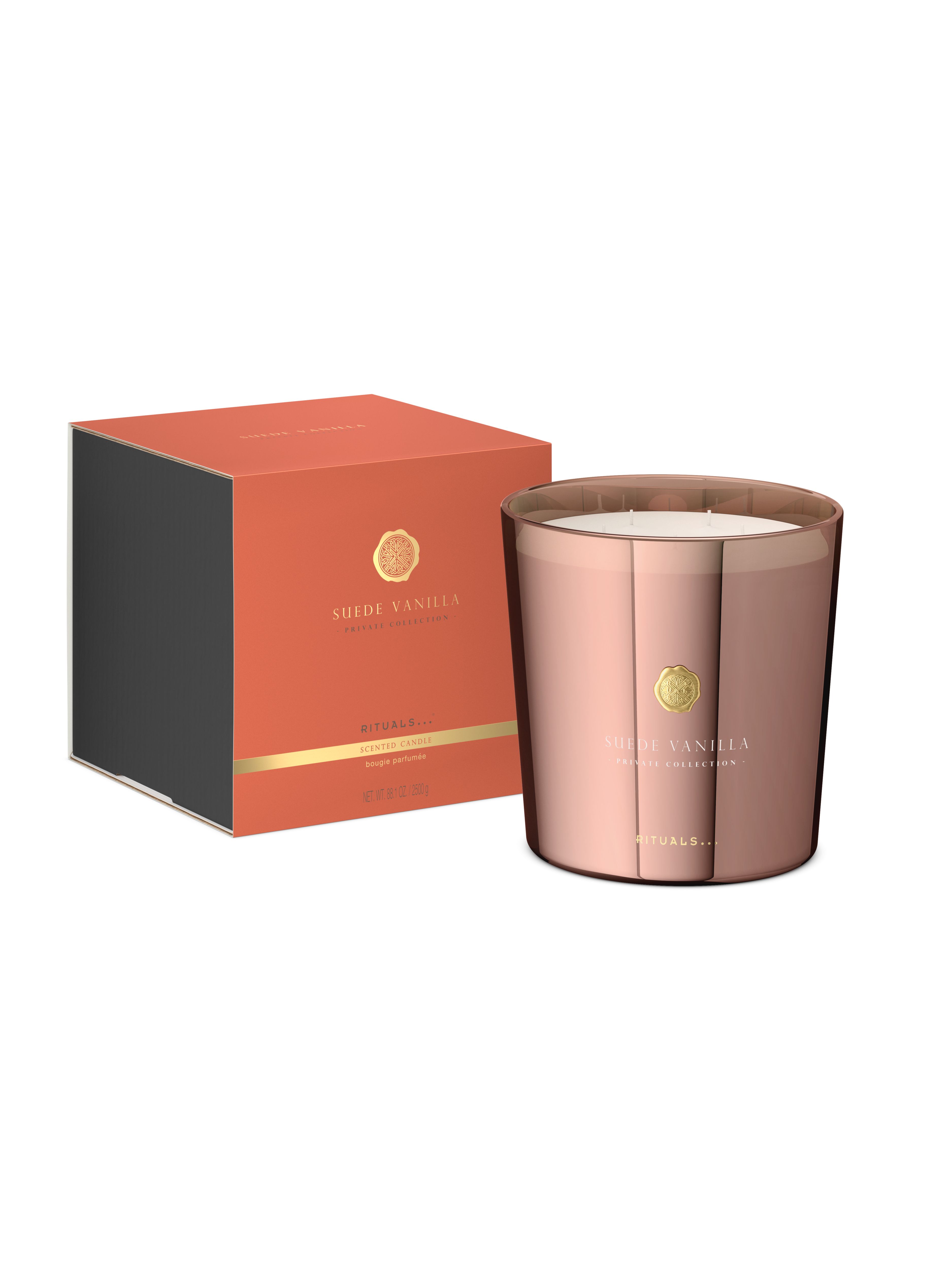 Private Collection XL Suede Vanilla Scented Candle - Duftkerze