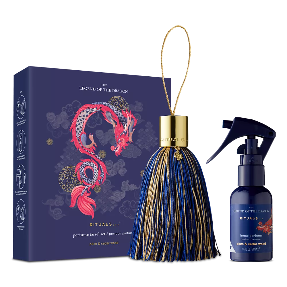 The Legend of the Dragon Perfume Tassel Set - coffret de pompons parfumés