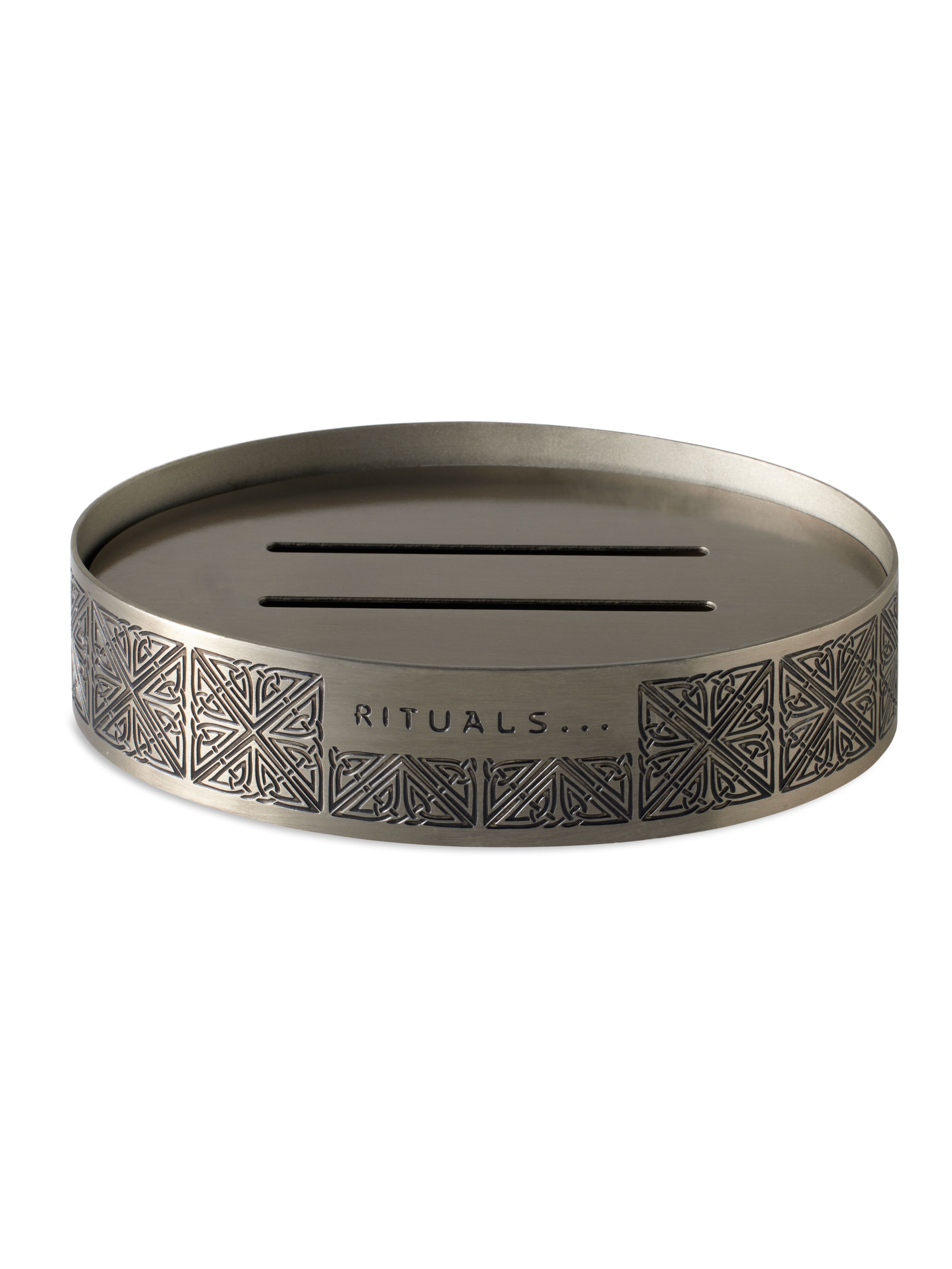 Enume Soap Tray Antique Silver