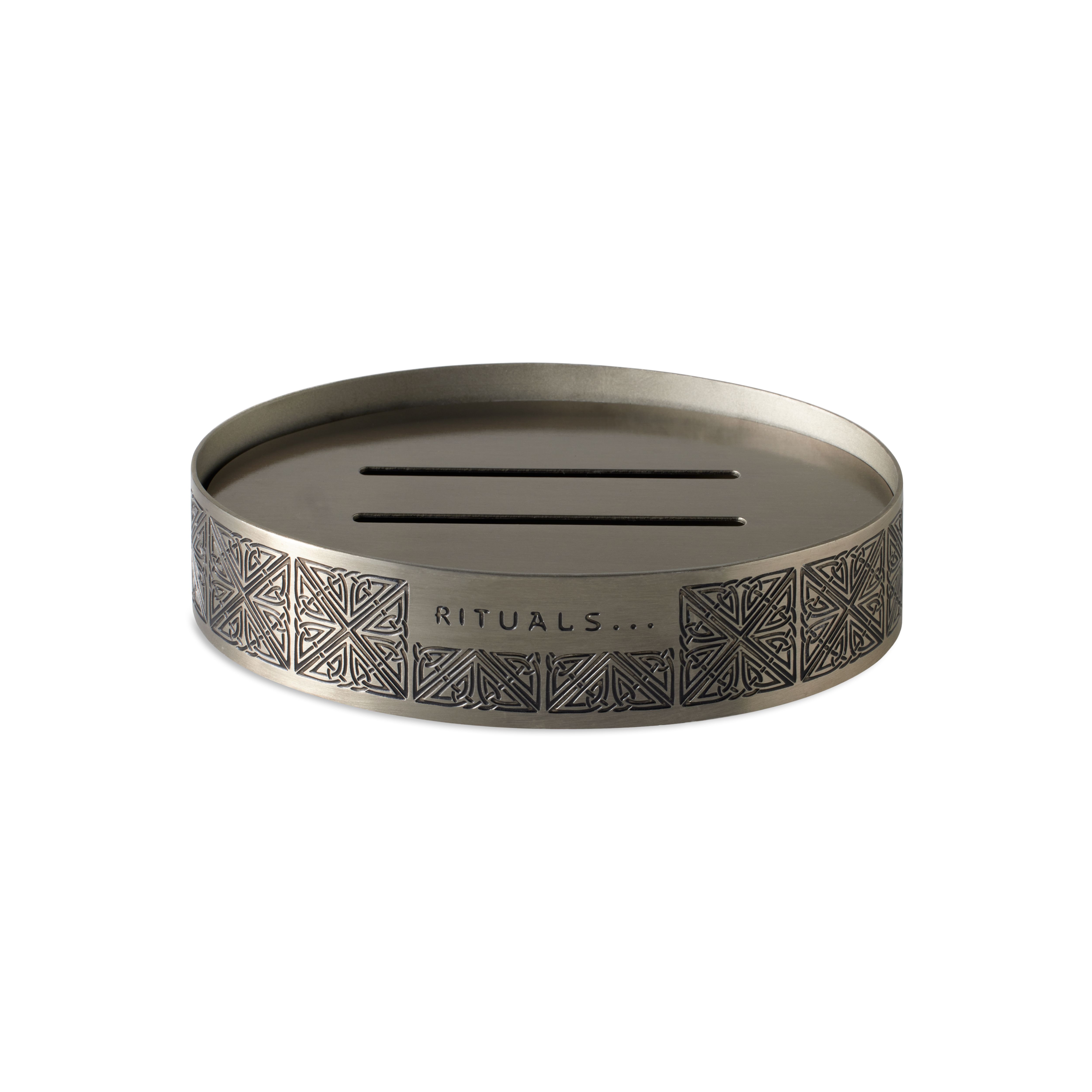 porte-savon, houseofrituals, Grey, 100 % acier inoxydable, RITUALS