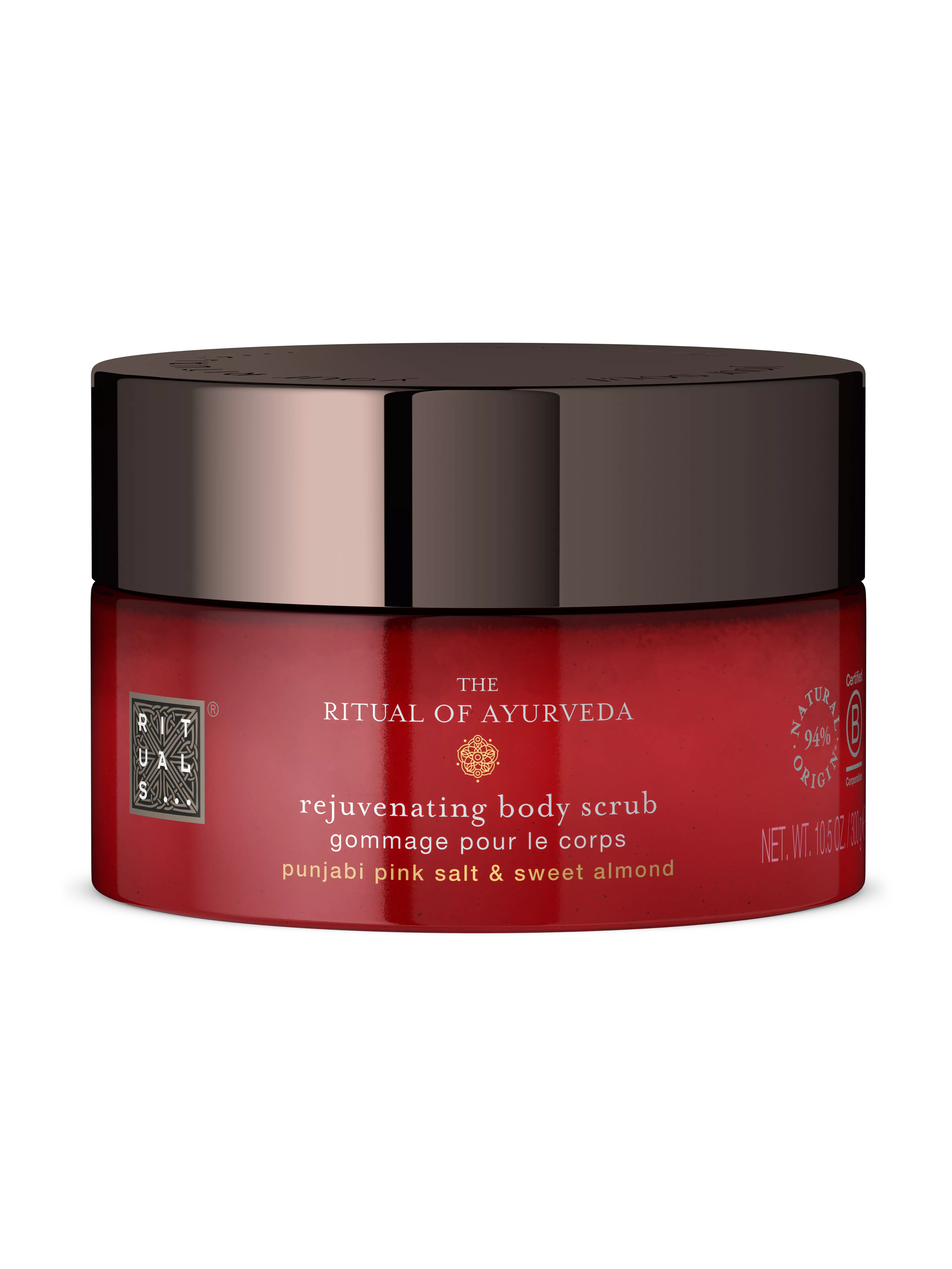 scrub corpo al sale rosa, ayurveda, Rosso, 300 gr, RITUALS