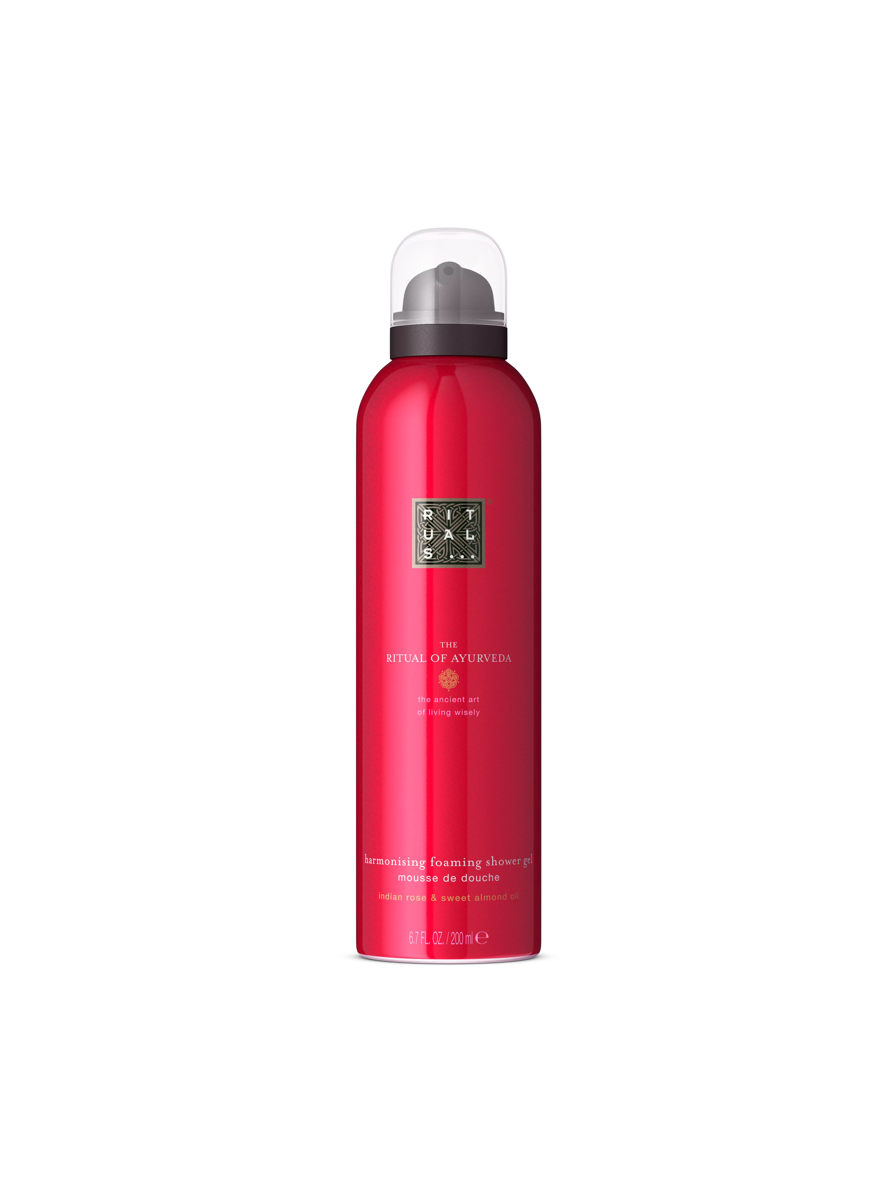 Duschschaum, ayurveda, Rot, 200 ml, RITUALS