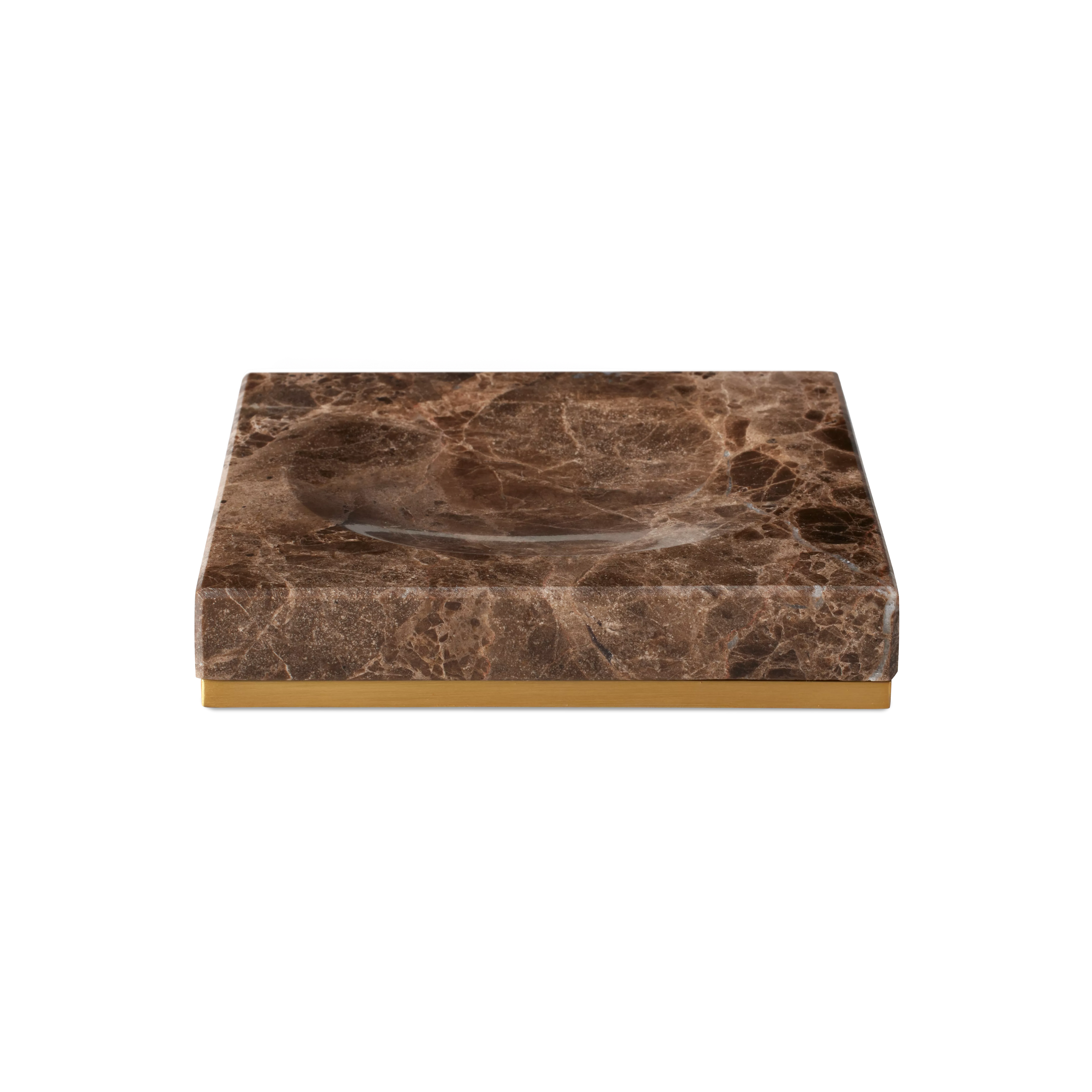 szappantartó tálca, houseofrituals, Brown, 95% márvány, 5% cinkötvözet, RITUALS