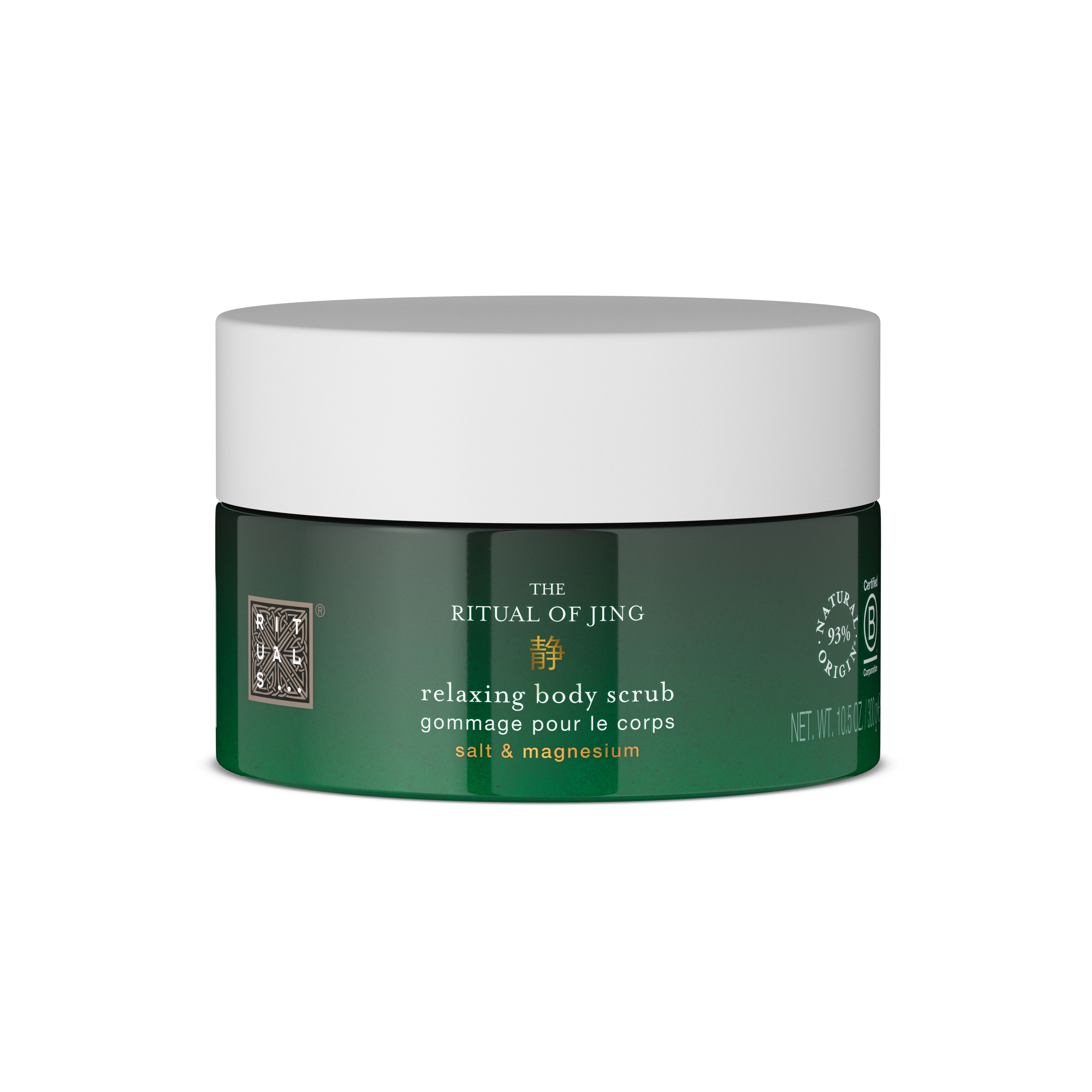 exfoliante corporal con aceites y sal, jing, Verde, 300 gr, RITUALS