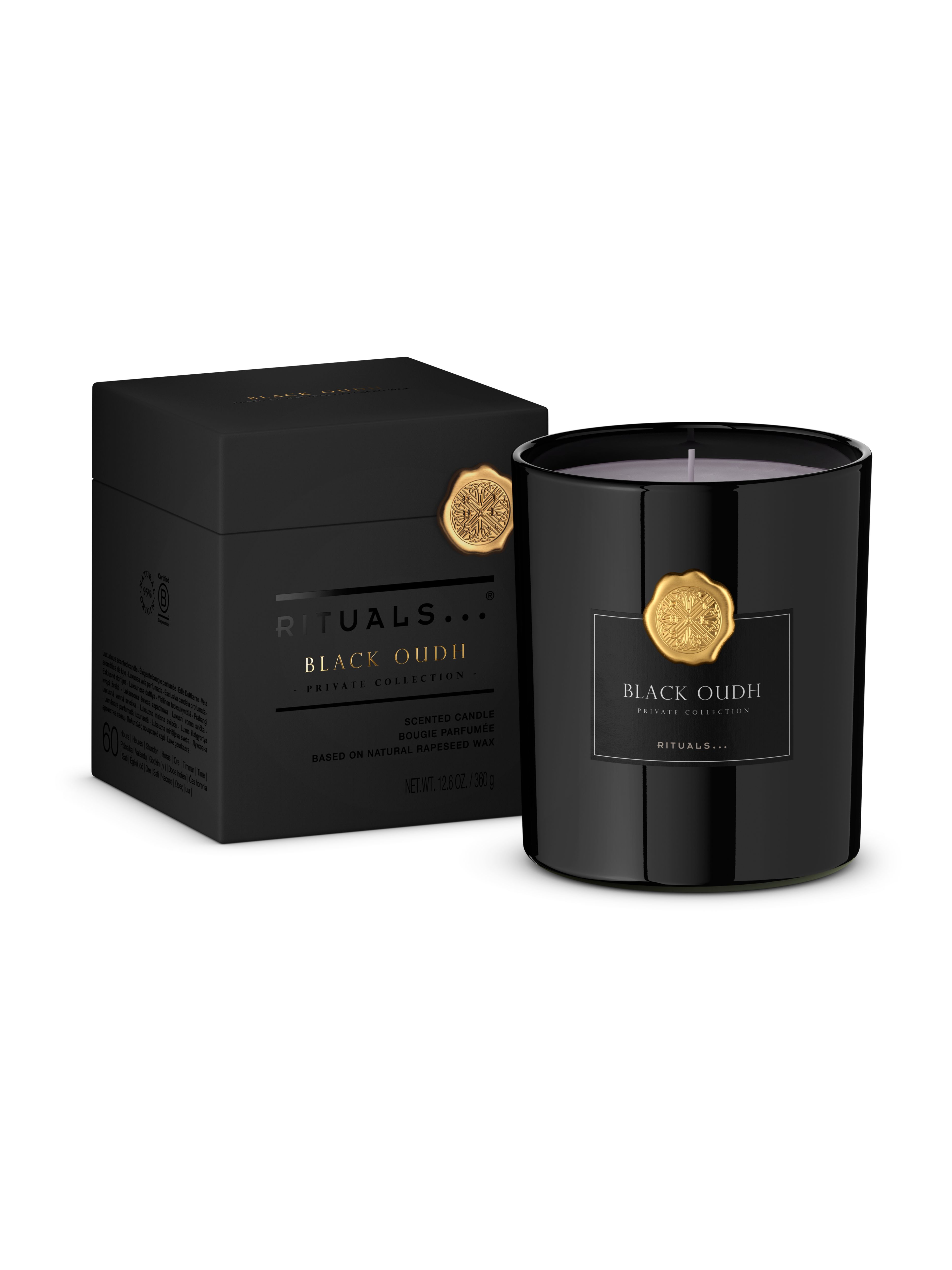 Black Oudh Scented Candle 360g