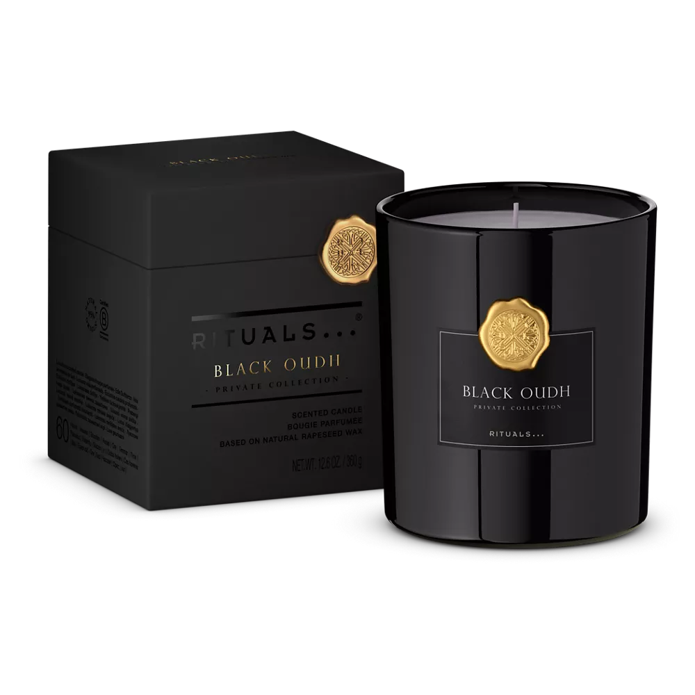 Private Collection Black Oudh Scented Candle - luxury scented candle