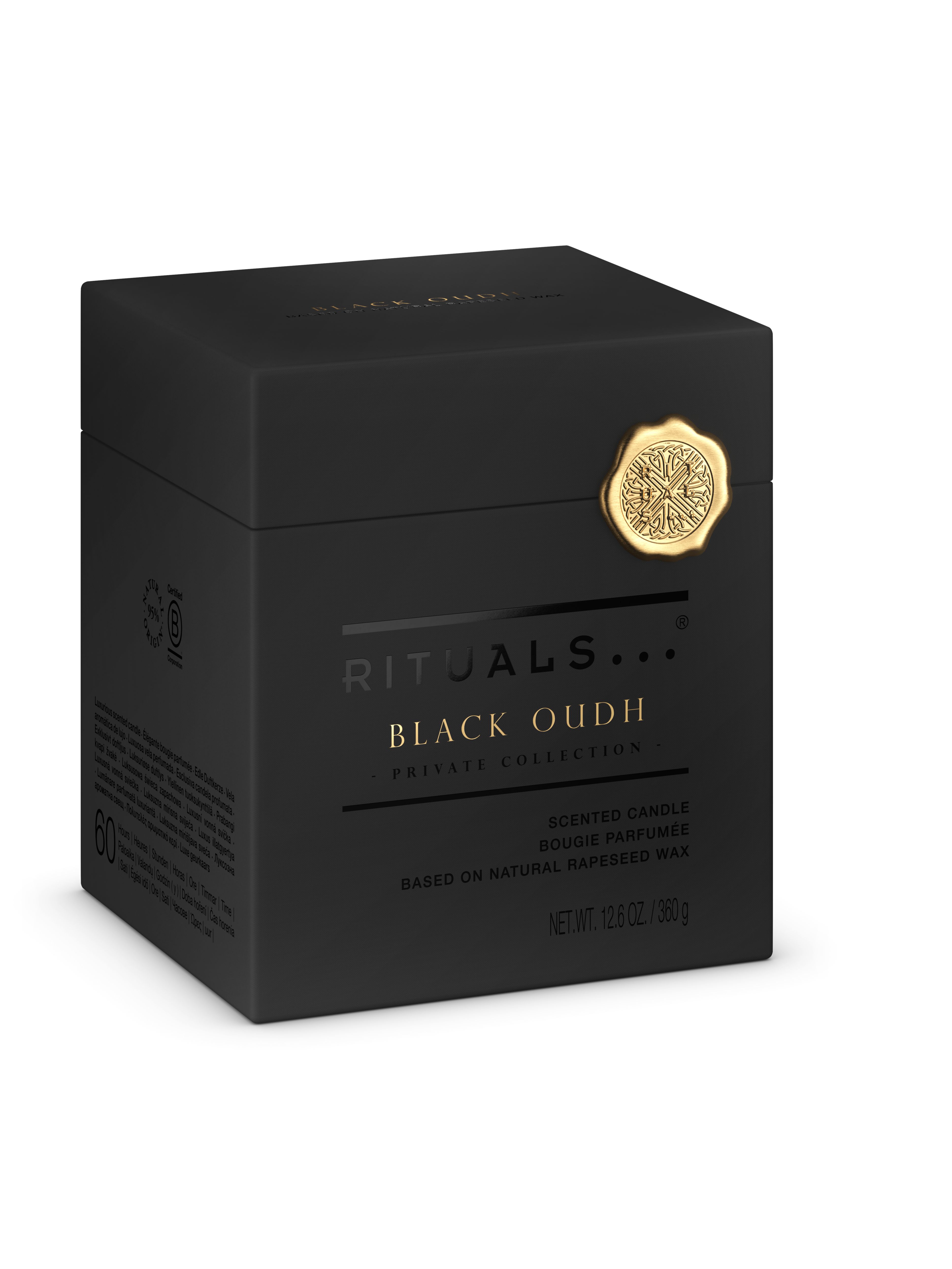 Black Oudh Scented Candle 360g