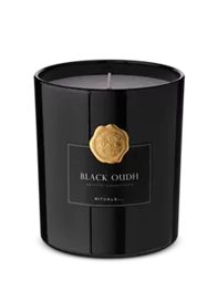 Garden peonies & Rituals precious amber luxury scented candle