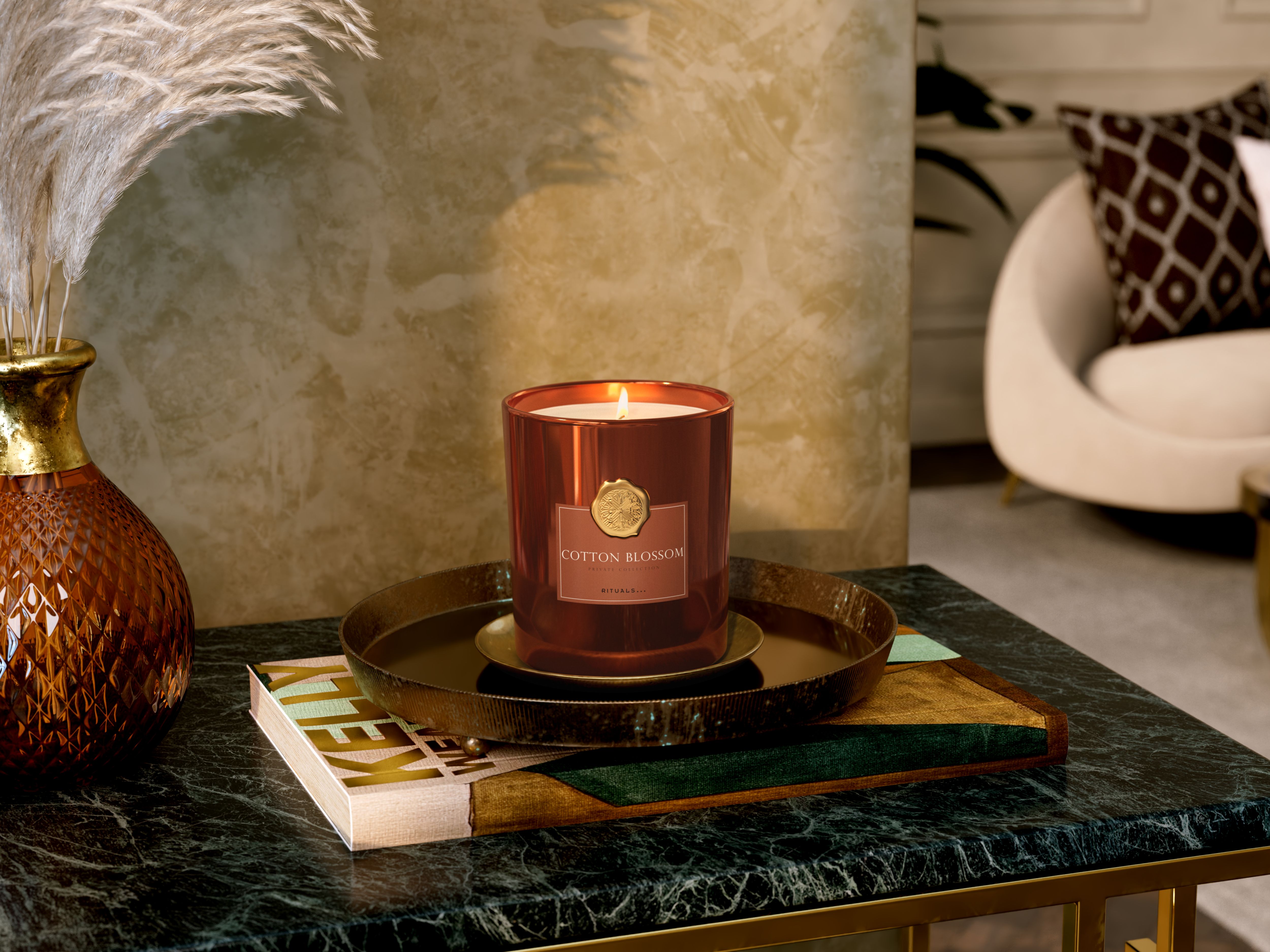 Cotton Blossom Scented Candle 360g
