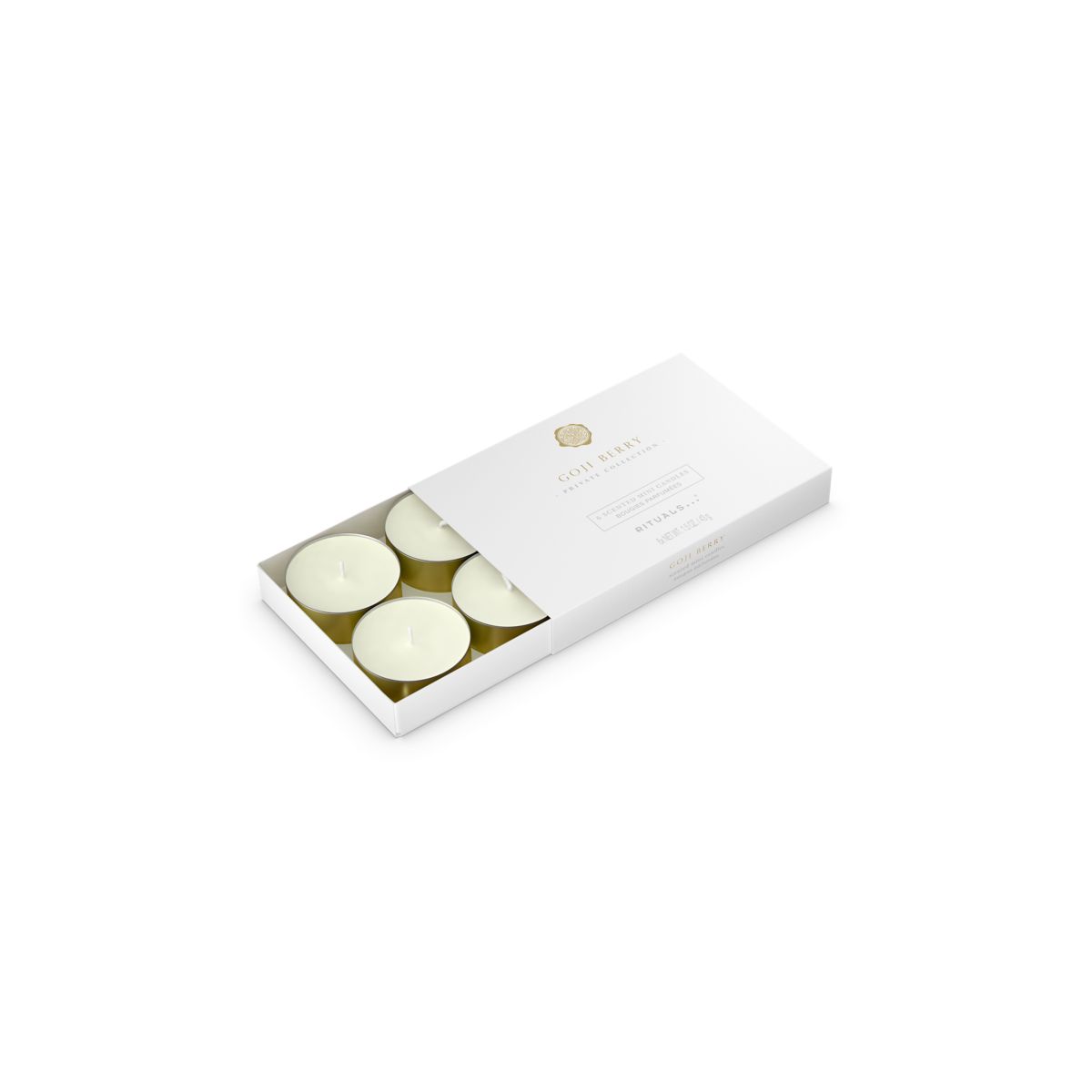 Rituals 6x Fragranced Mini Candles - Goji Berry