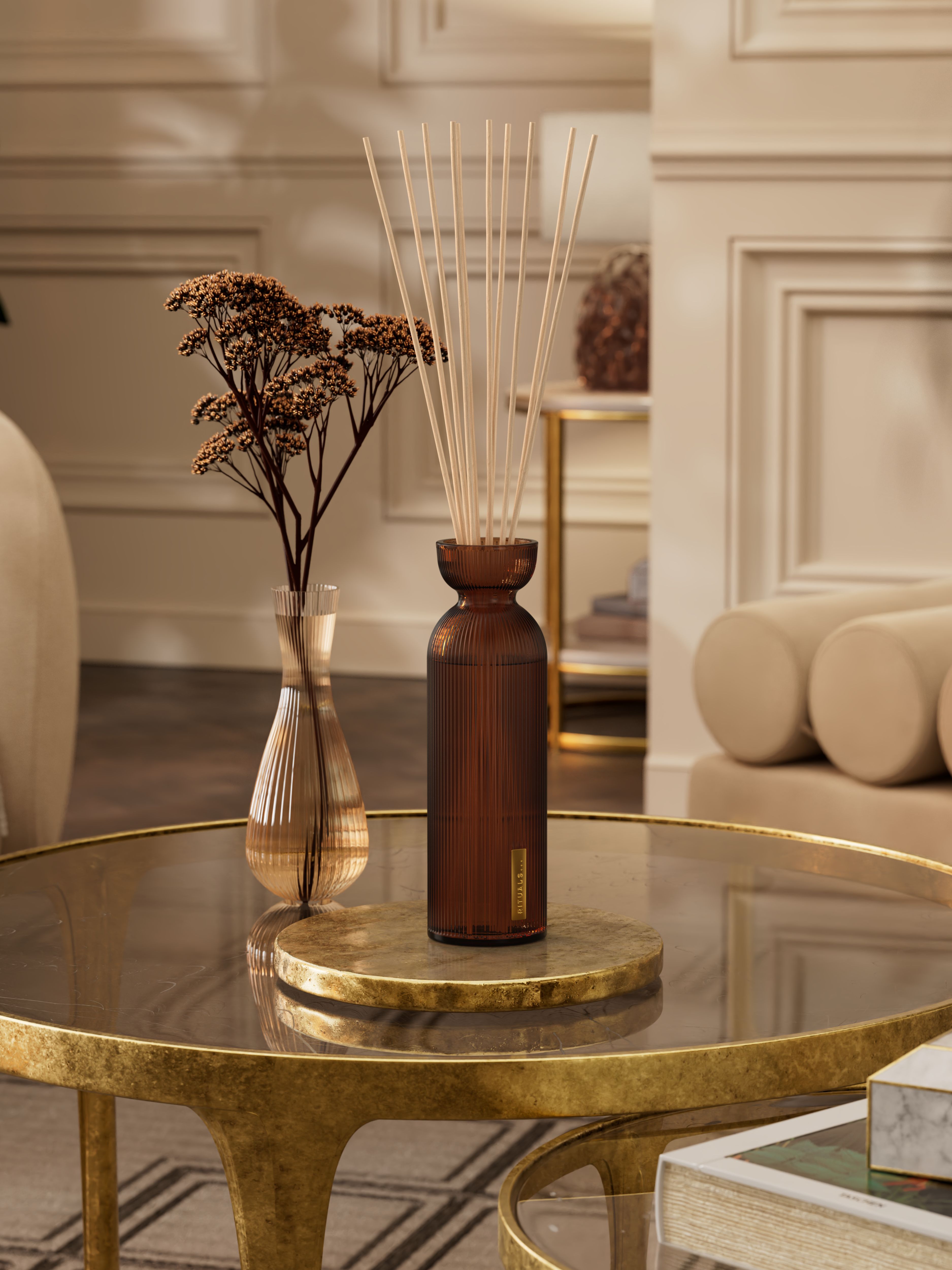 The Ritual of Mehr Fragrance Sticks 250ml Lifestyle with Product