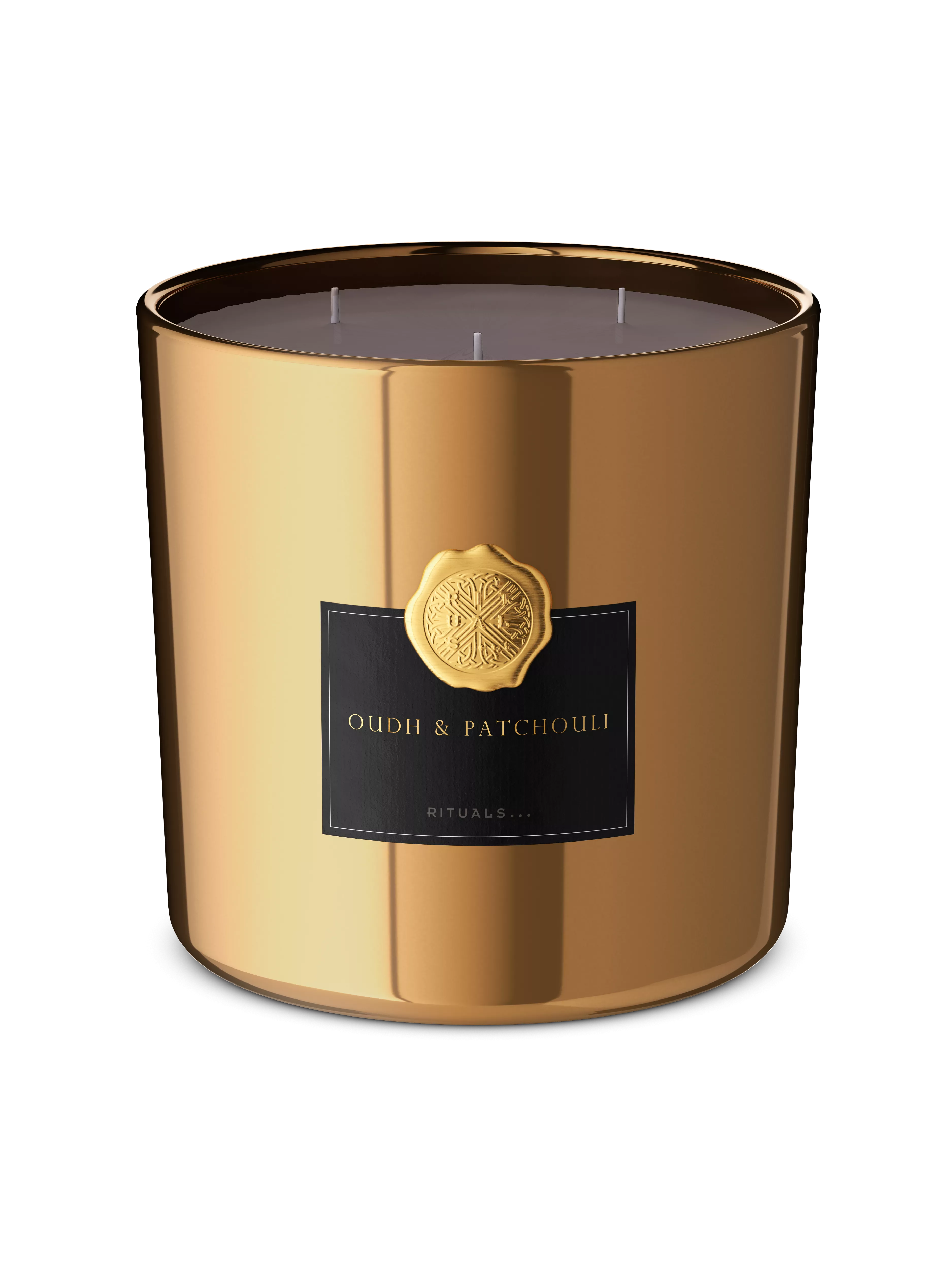 luksusowa świeca zapachowa XL, oudh, Czarny, 1000 gr, RITUALS