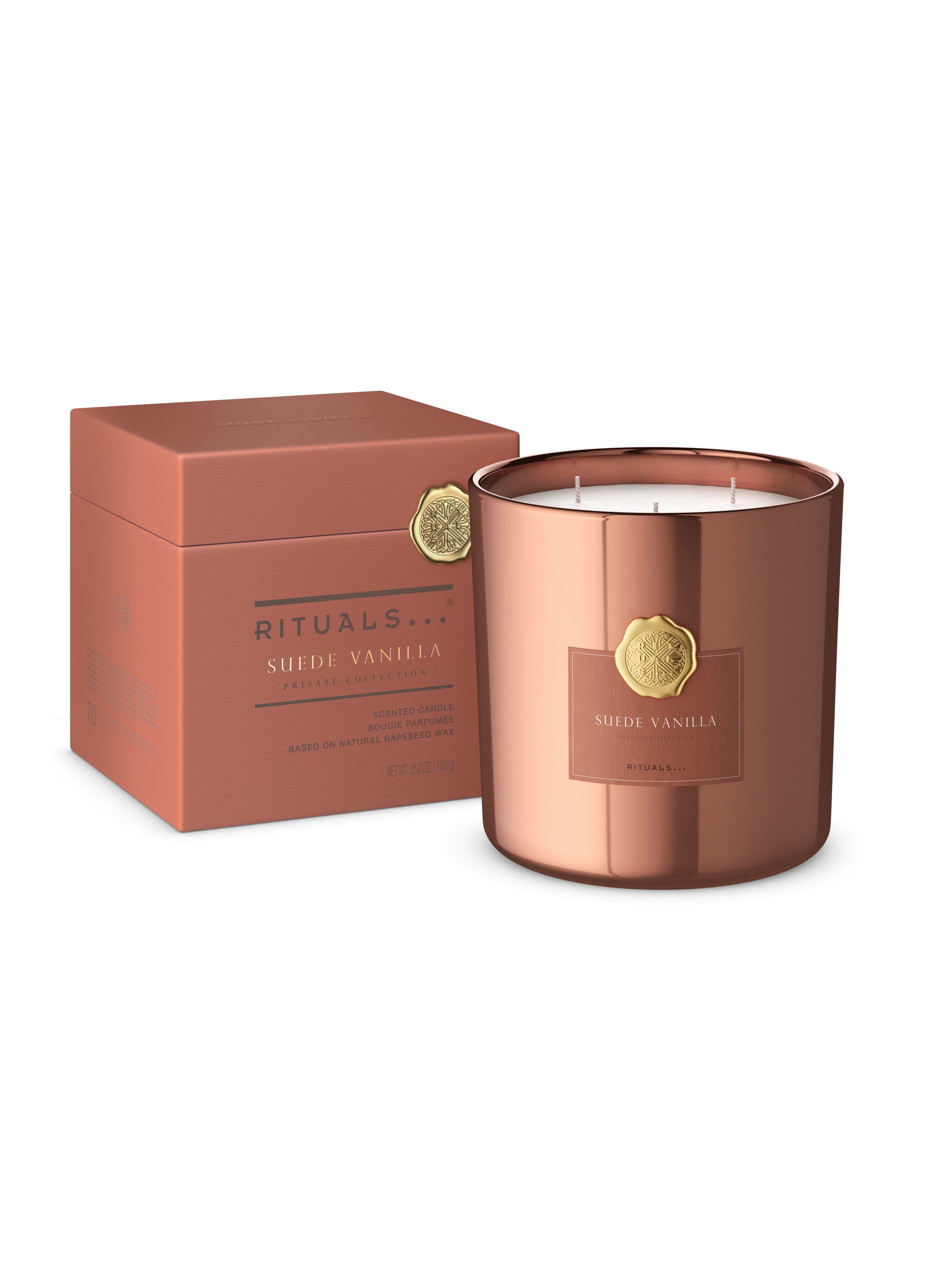 Suede Vanilla Scented Candle 1000g