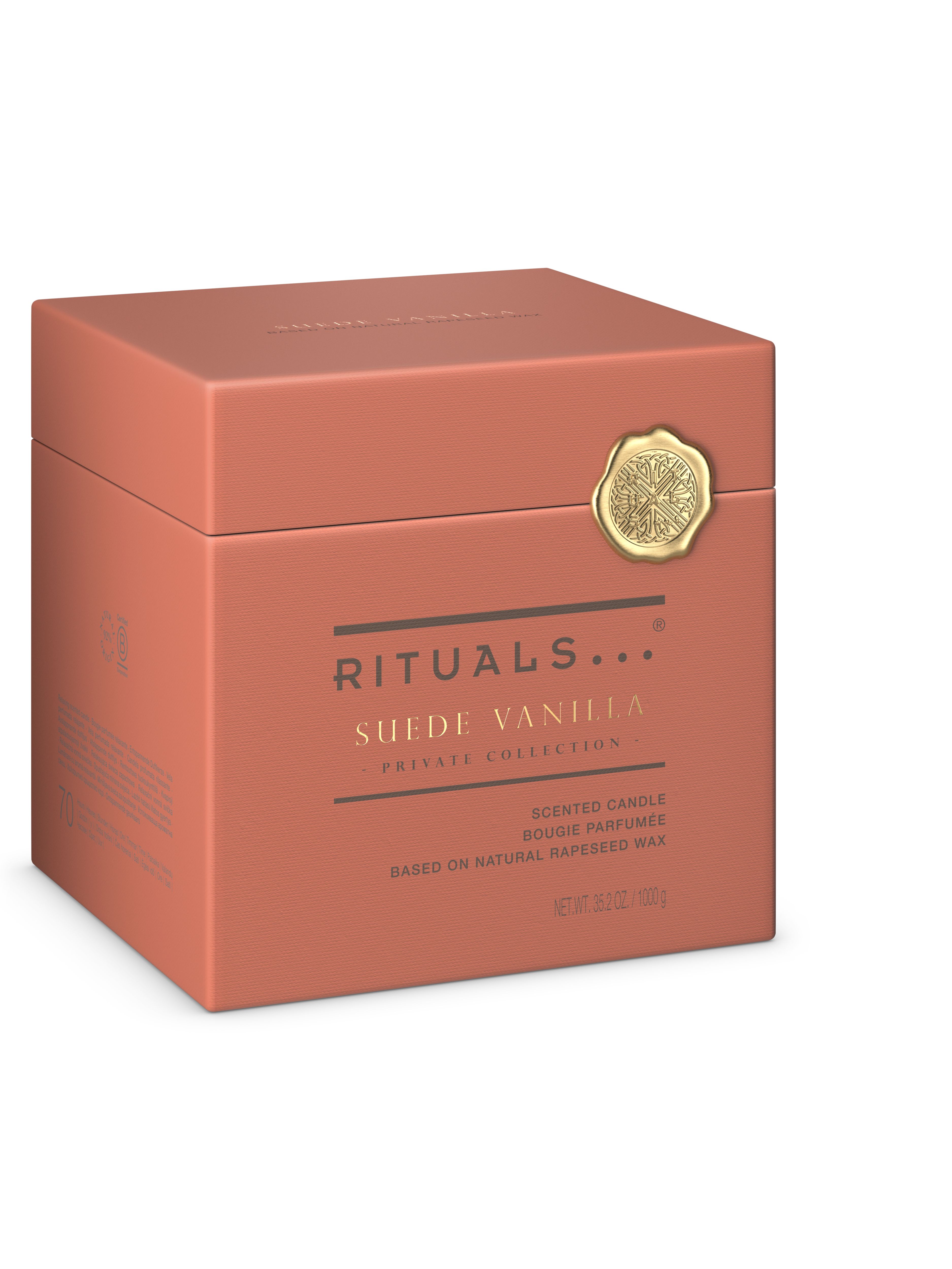 Suede Vanilla Scented Candle 1000g