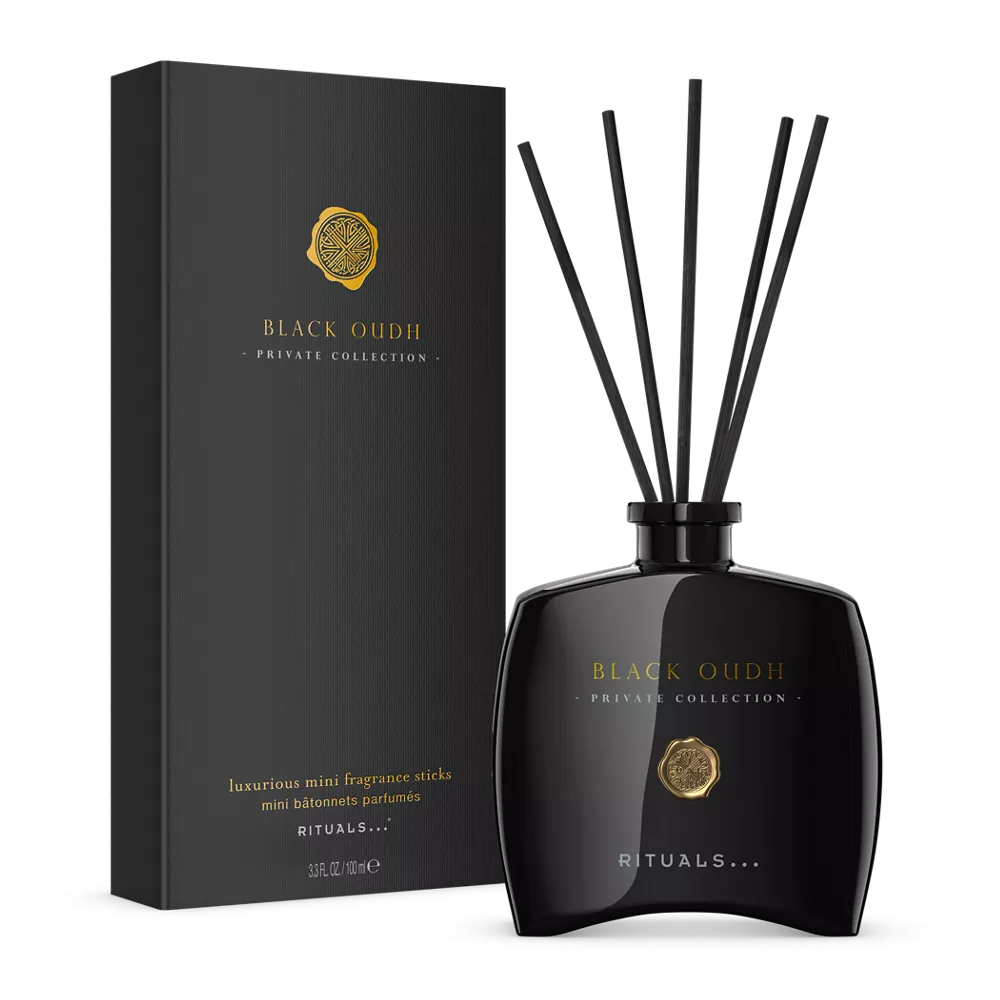Fragrance dispenser singleframe black oriental fragrance stick