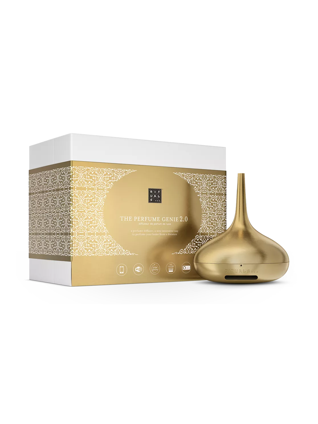 RITUALS.The Perfume Genie 2.0,einzigartiges Dufterlebnis in Ihrem  Zuhause,über die App gesteuert,Luftbefeuchter Aroma Diffuser, 16.5 X 14 CM  : : Küche, Haushalt & Wohnen