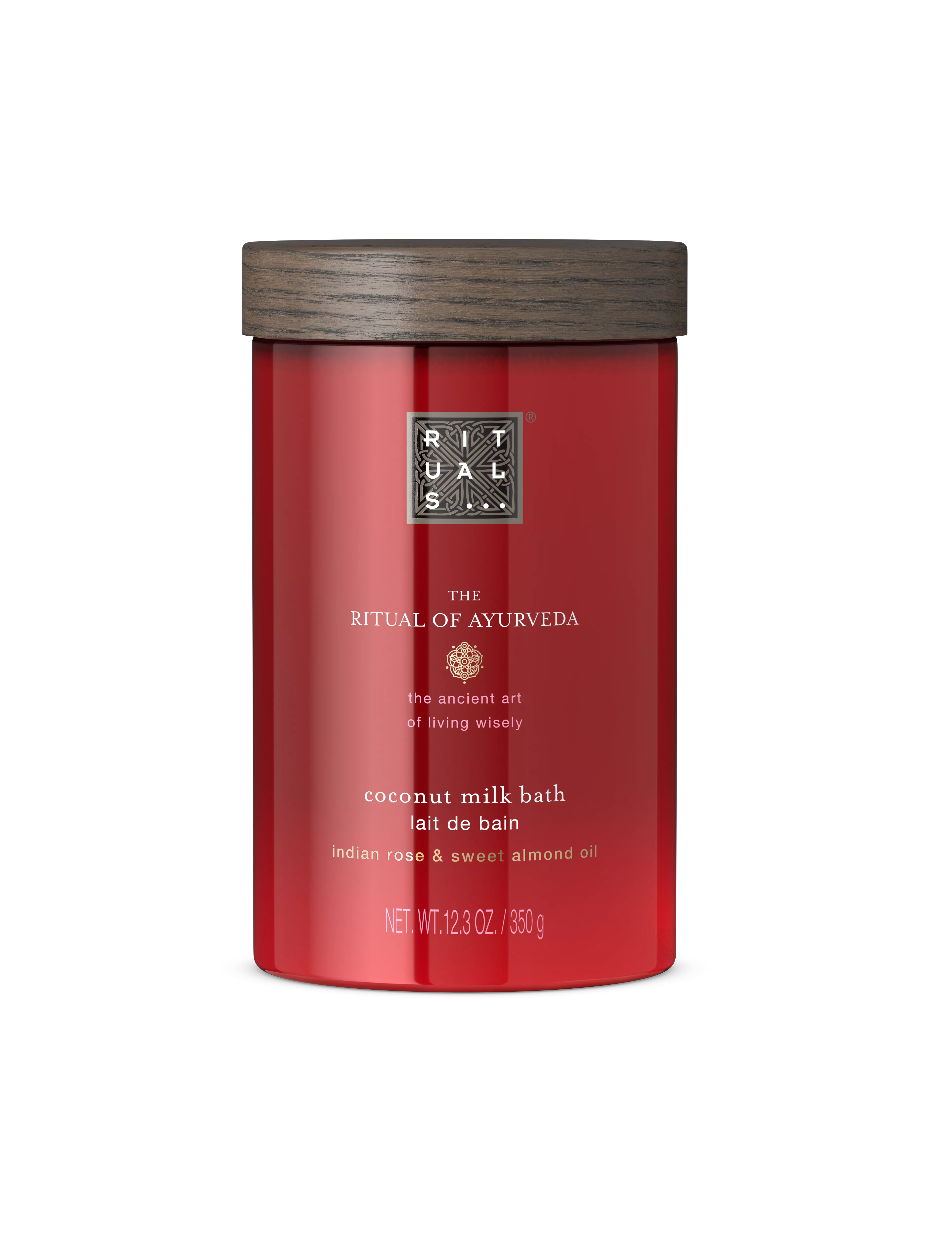 skin softening coconut milk bath, ayurveda, Red, 335 gr, RITUALS