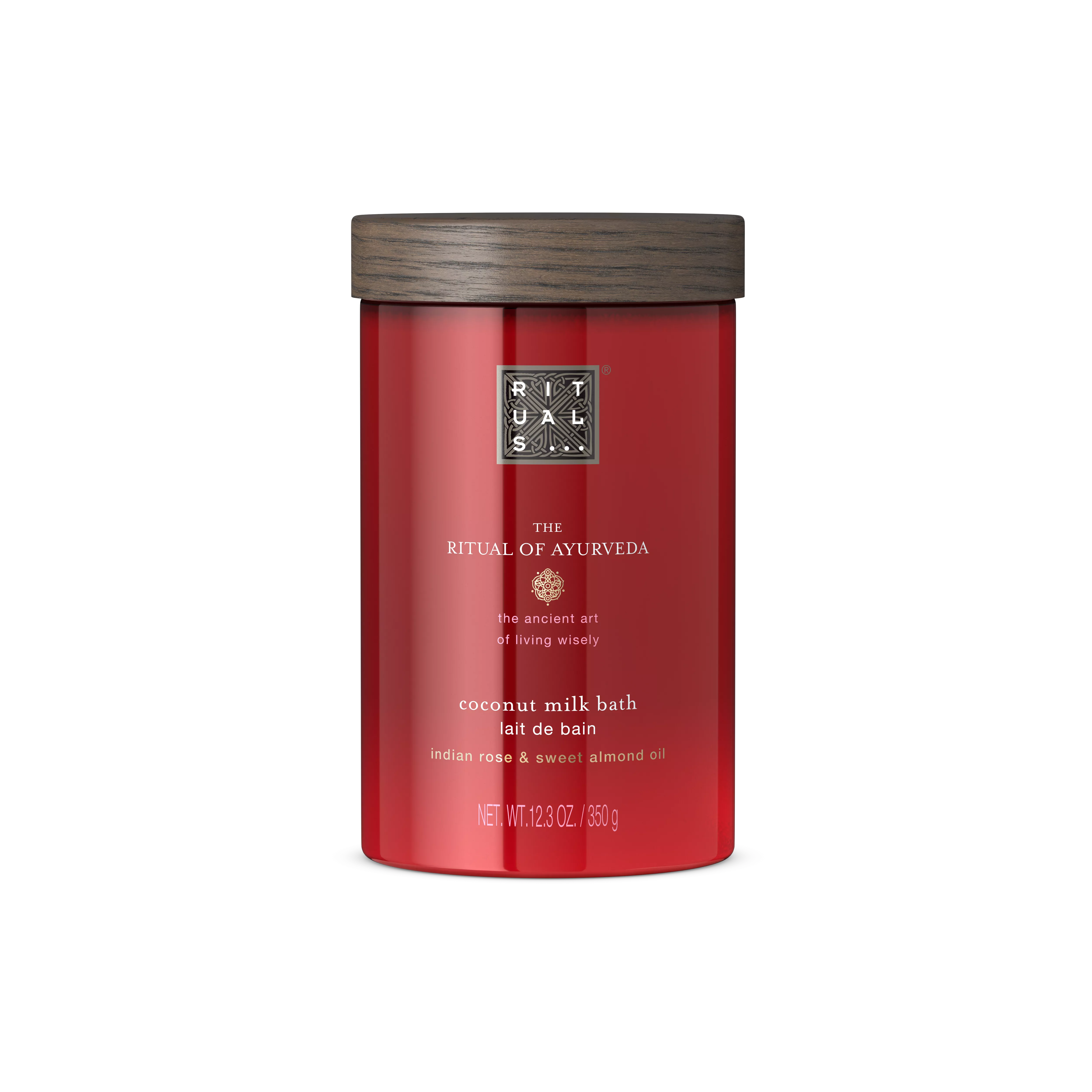 skin softening coconut milk bath, ayurveda, Red, 335 gr, RITUALS