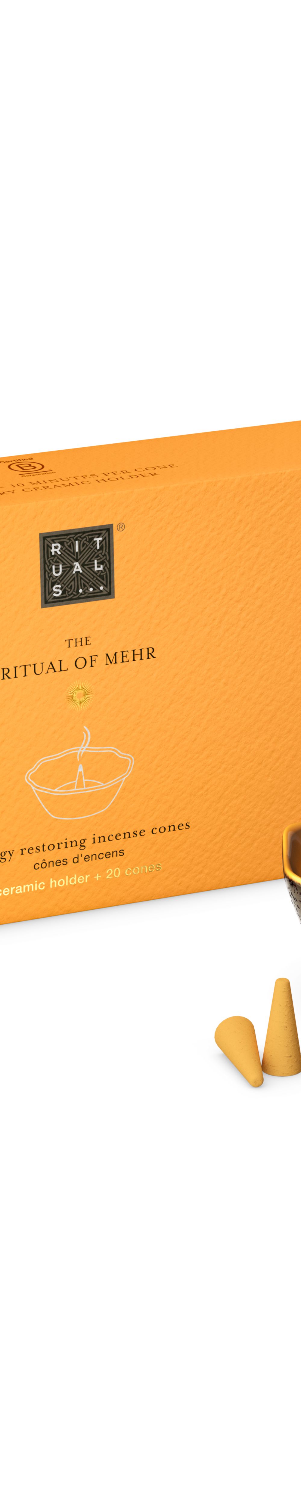 Cônes d’encens Rituals de la gamme The Ritual of Mehr, 20 x 0,45 g – vue 4