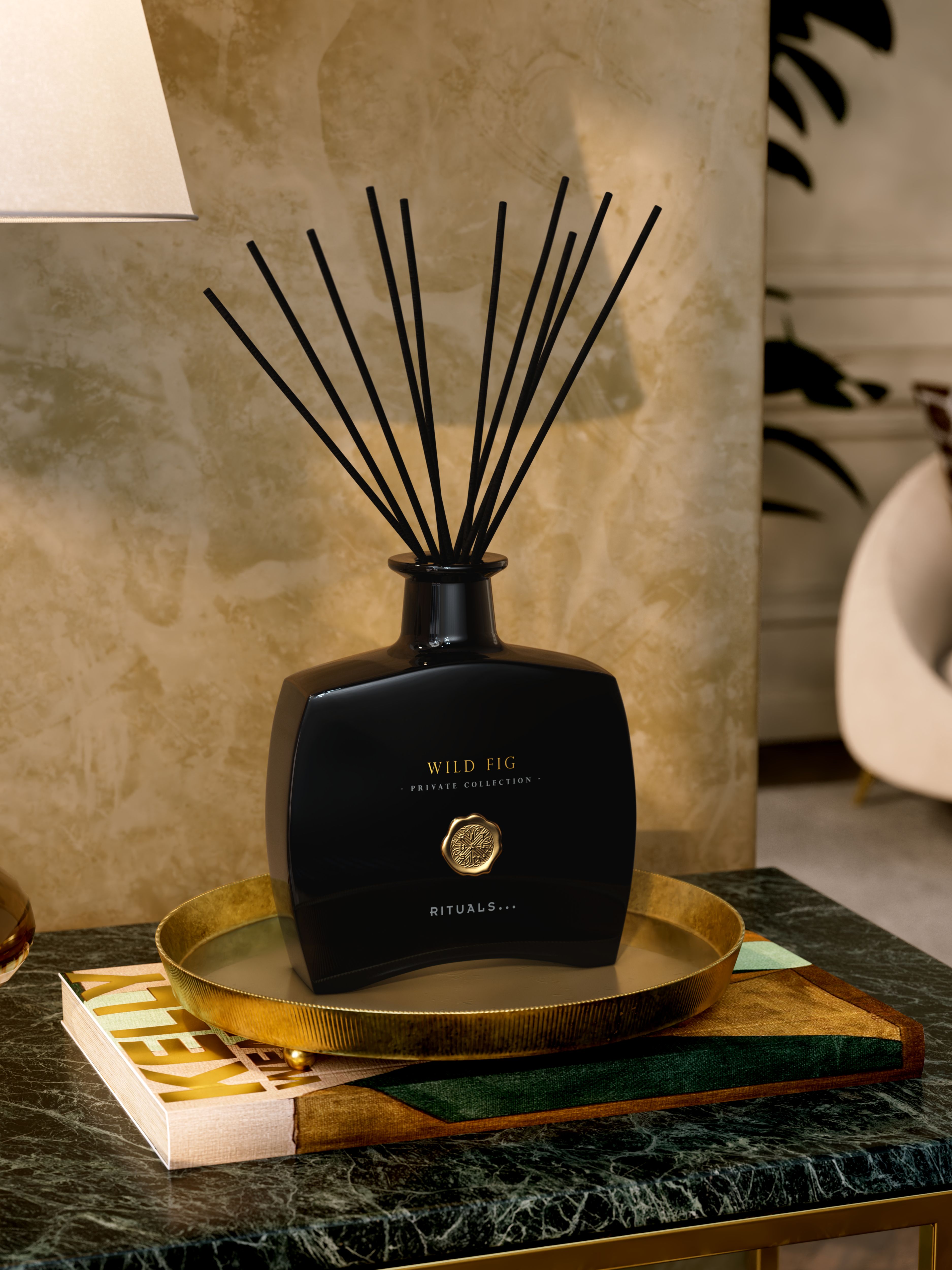 Wild Fig Fragrance Sticks Lifestyle with Product