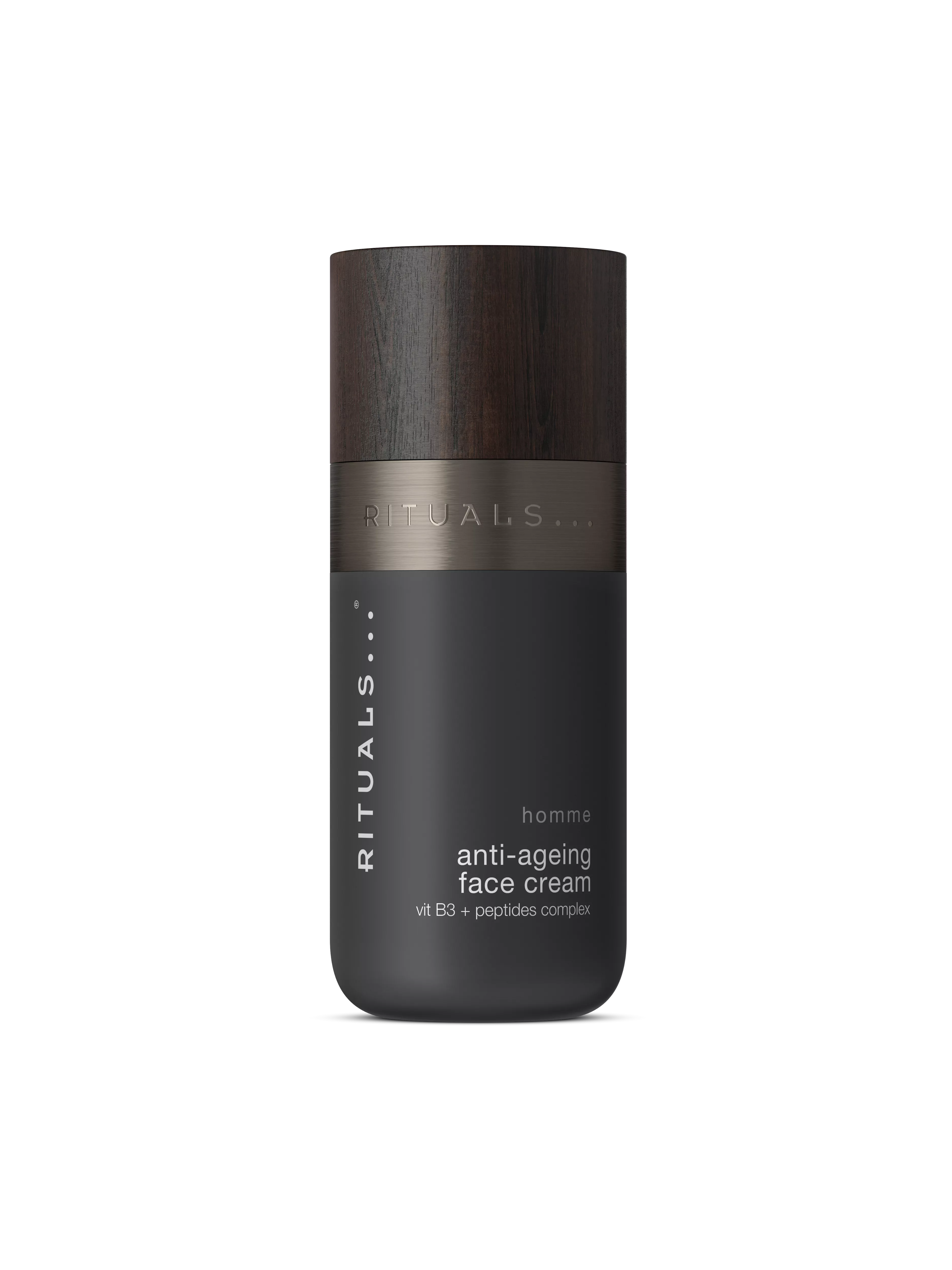 Belebende Anti-Aging Gesichtscreme, homme, Black, 50 ml, RITUALS