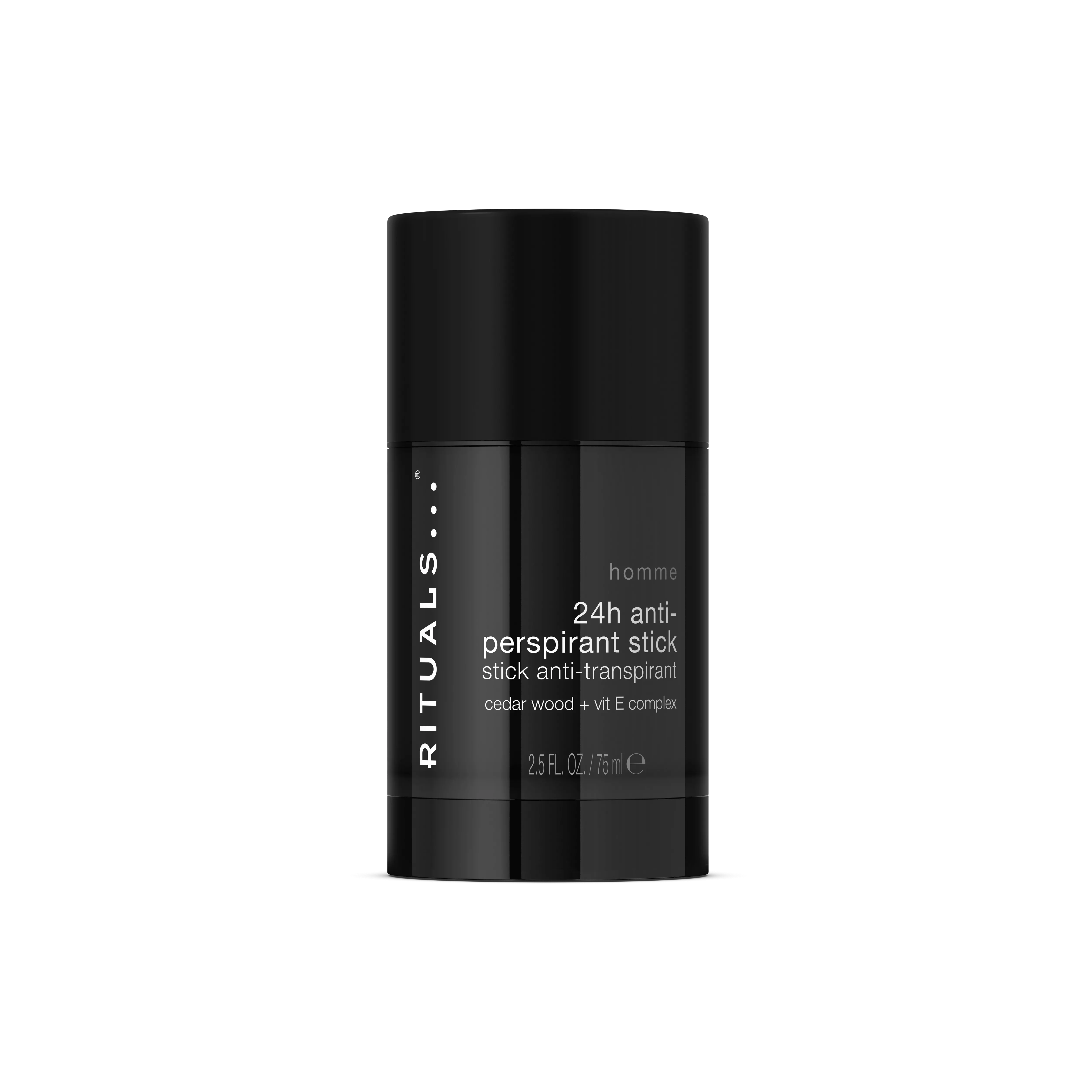refreshing antiperspirant stick, homme, Black, 75 ml, RITUALS