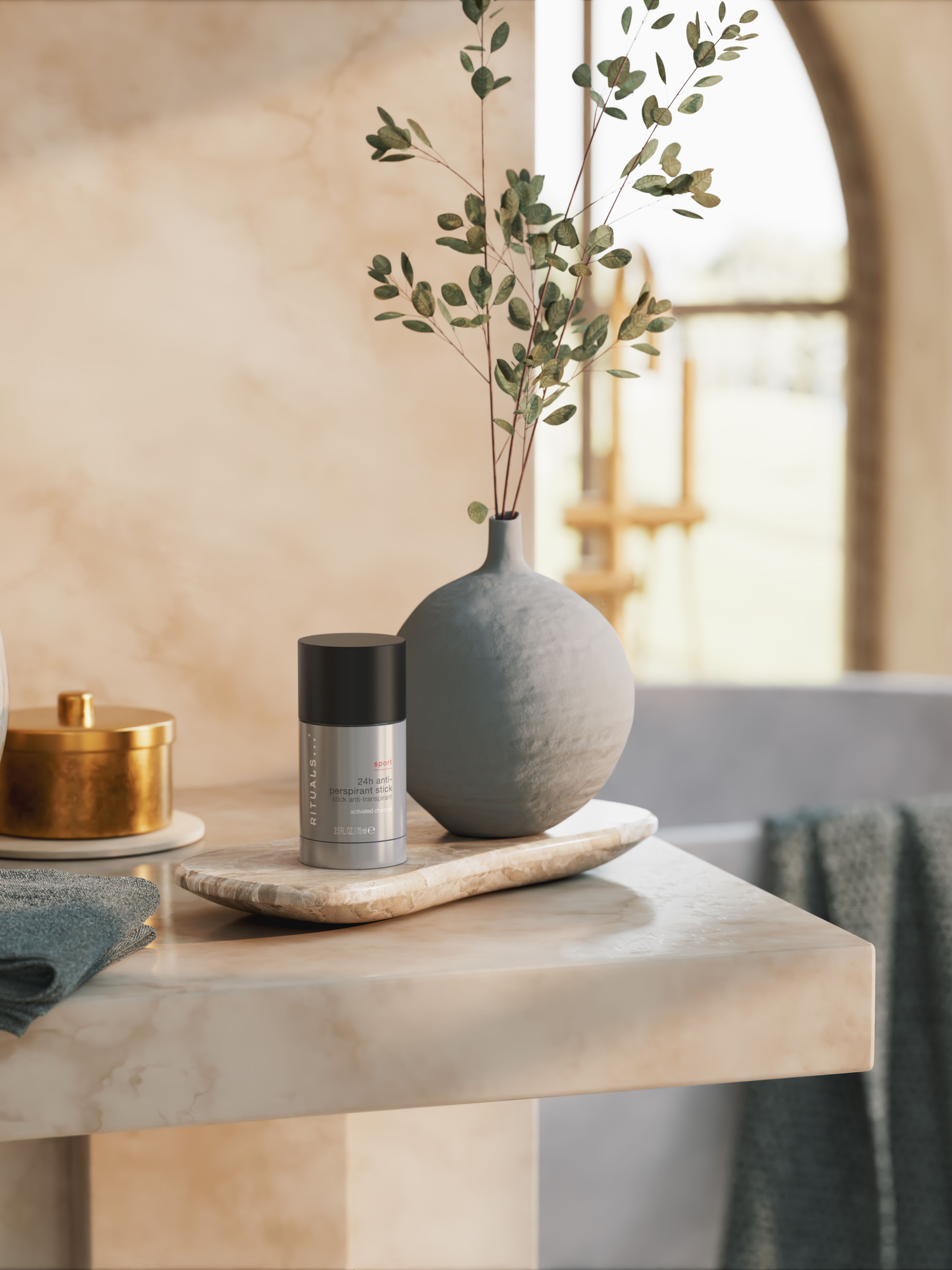 Rituals Sport 24h Anti-Perspirant Stick Lifestyle with Product