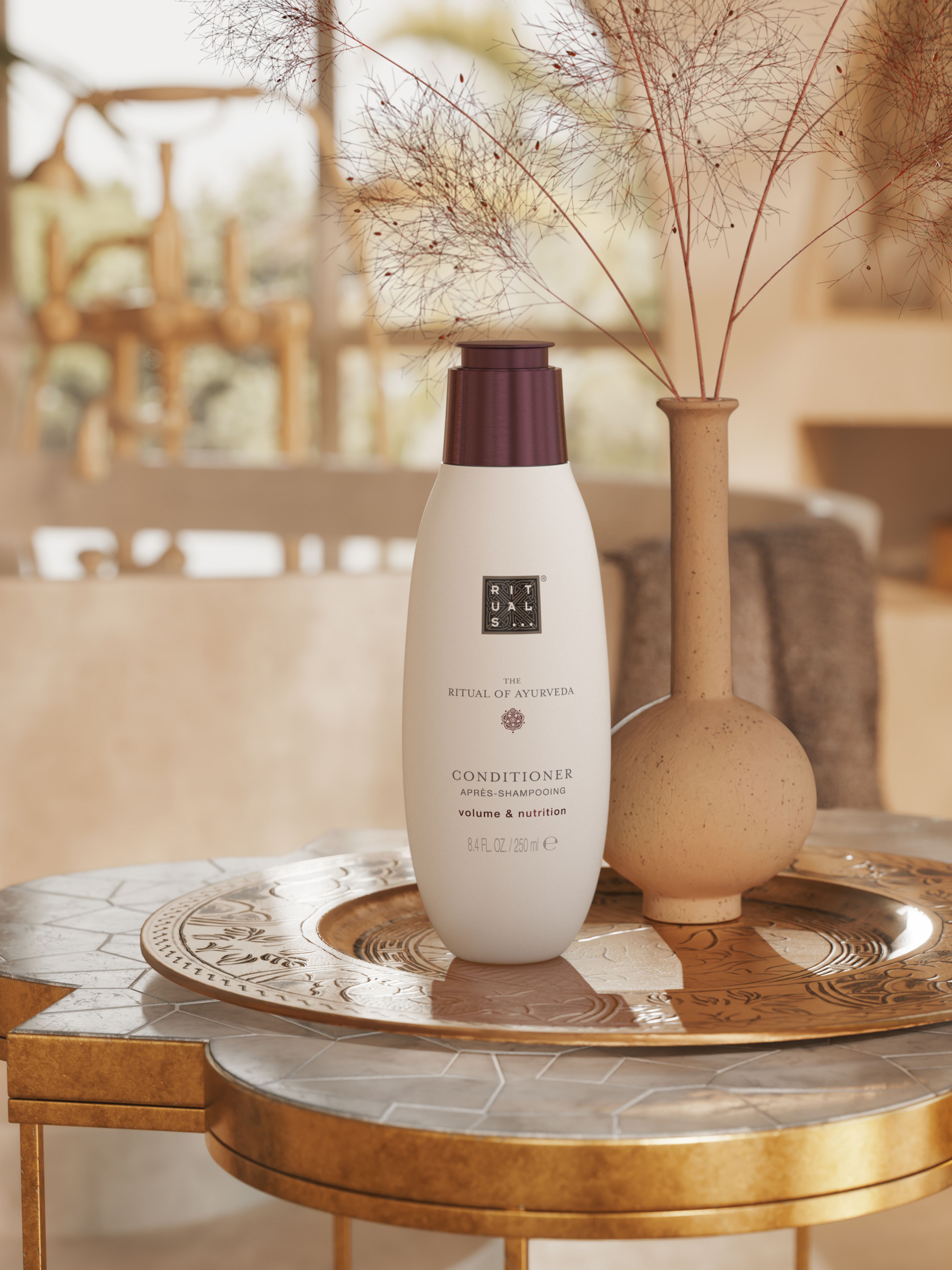 The Ritual of Ayurveda Conditioner Lifestyle with Product