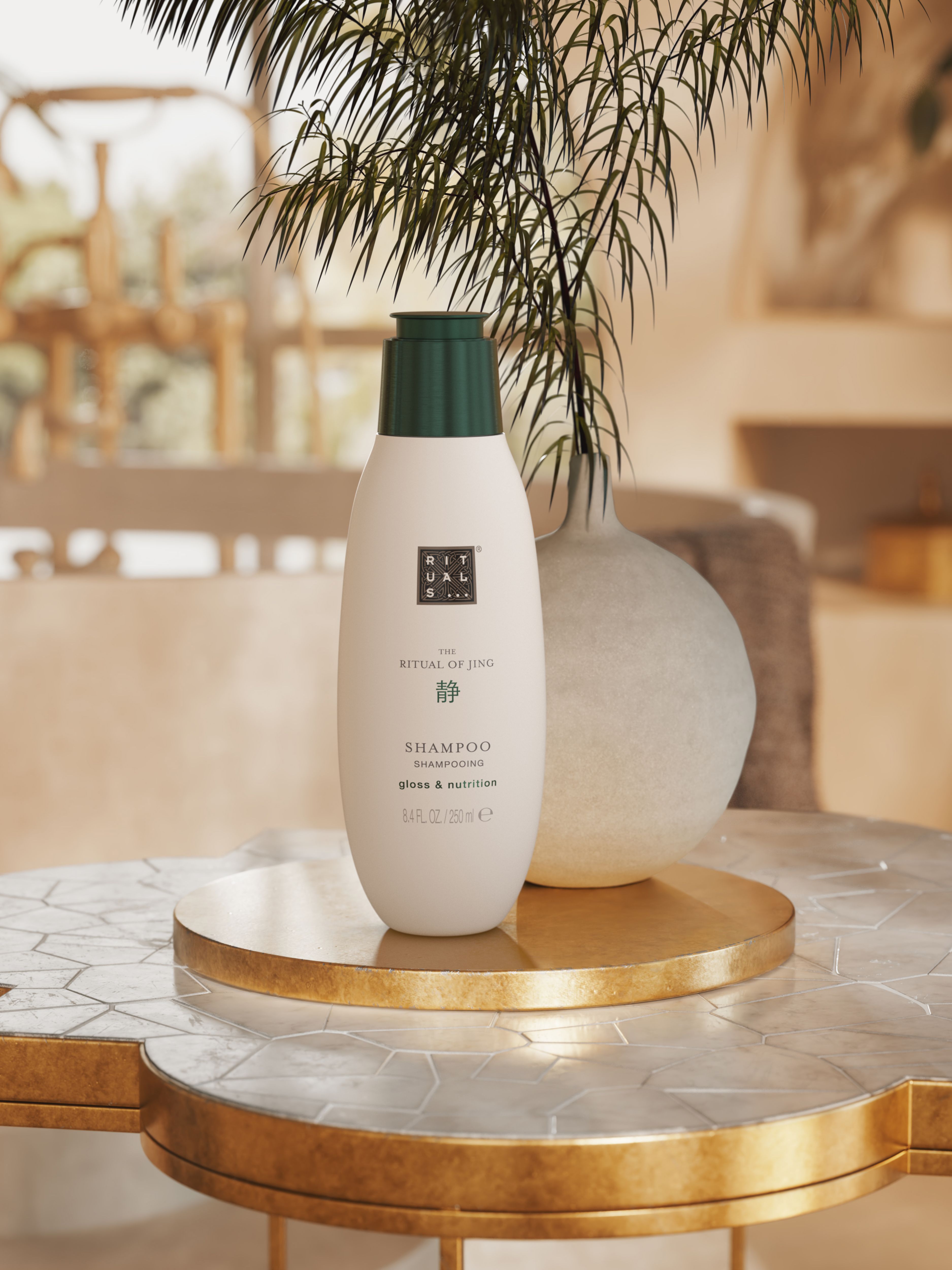 The Ritual of Jing Shampoo Lifestyle with Product