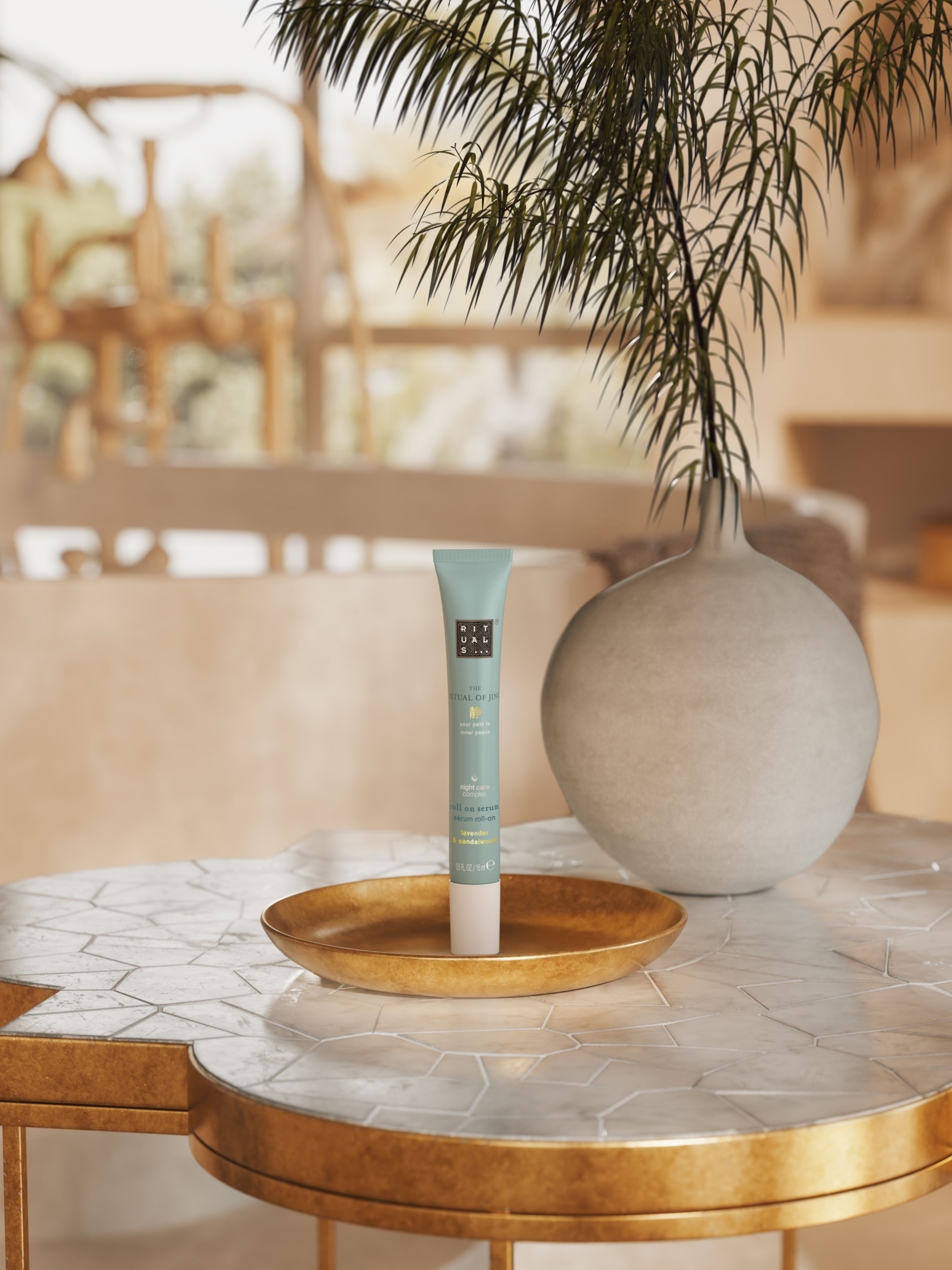 The Ritual of Jing Serum Lifestyle with Product