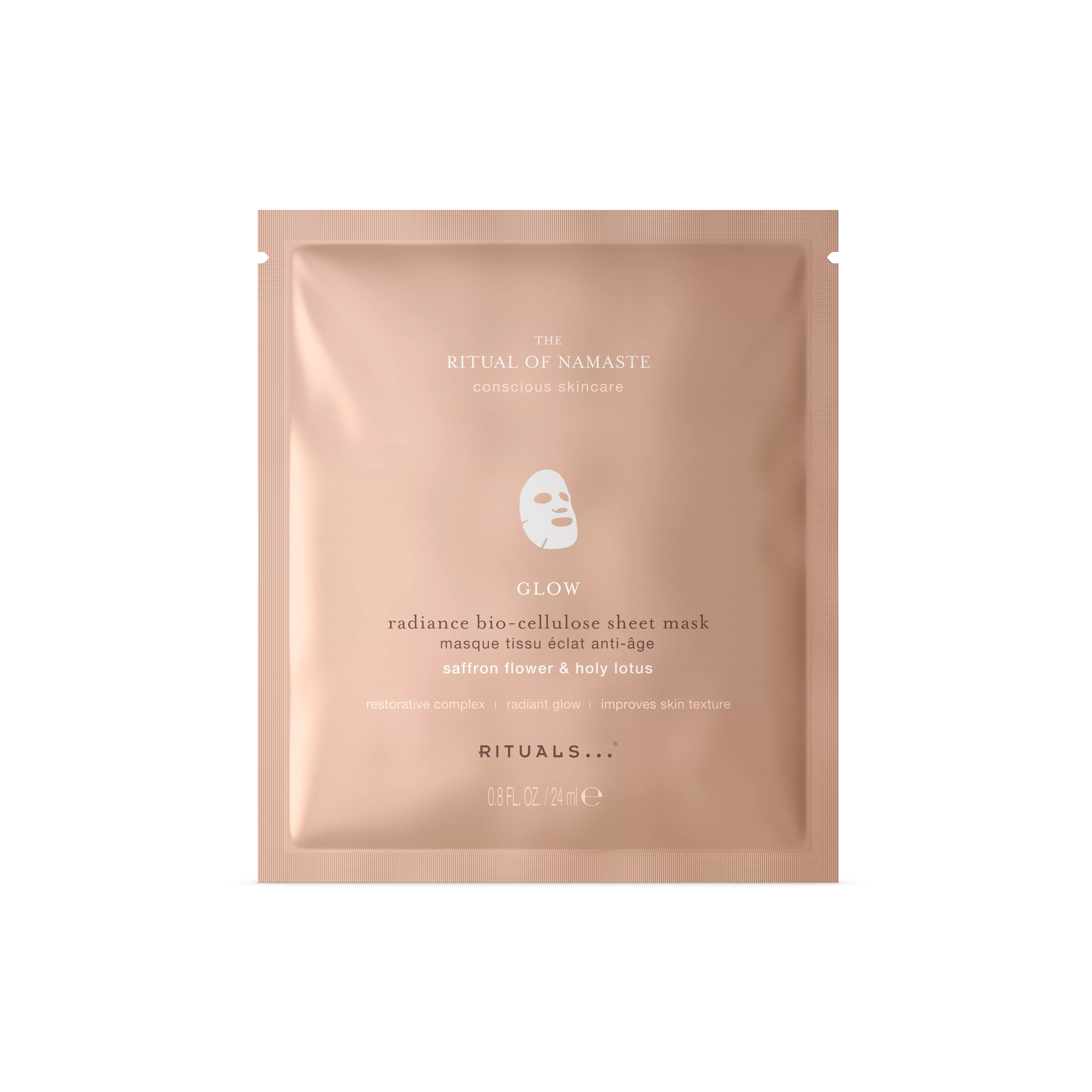 radiance sheet mask, namaste, Branco, 24 ml, RITUALS