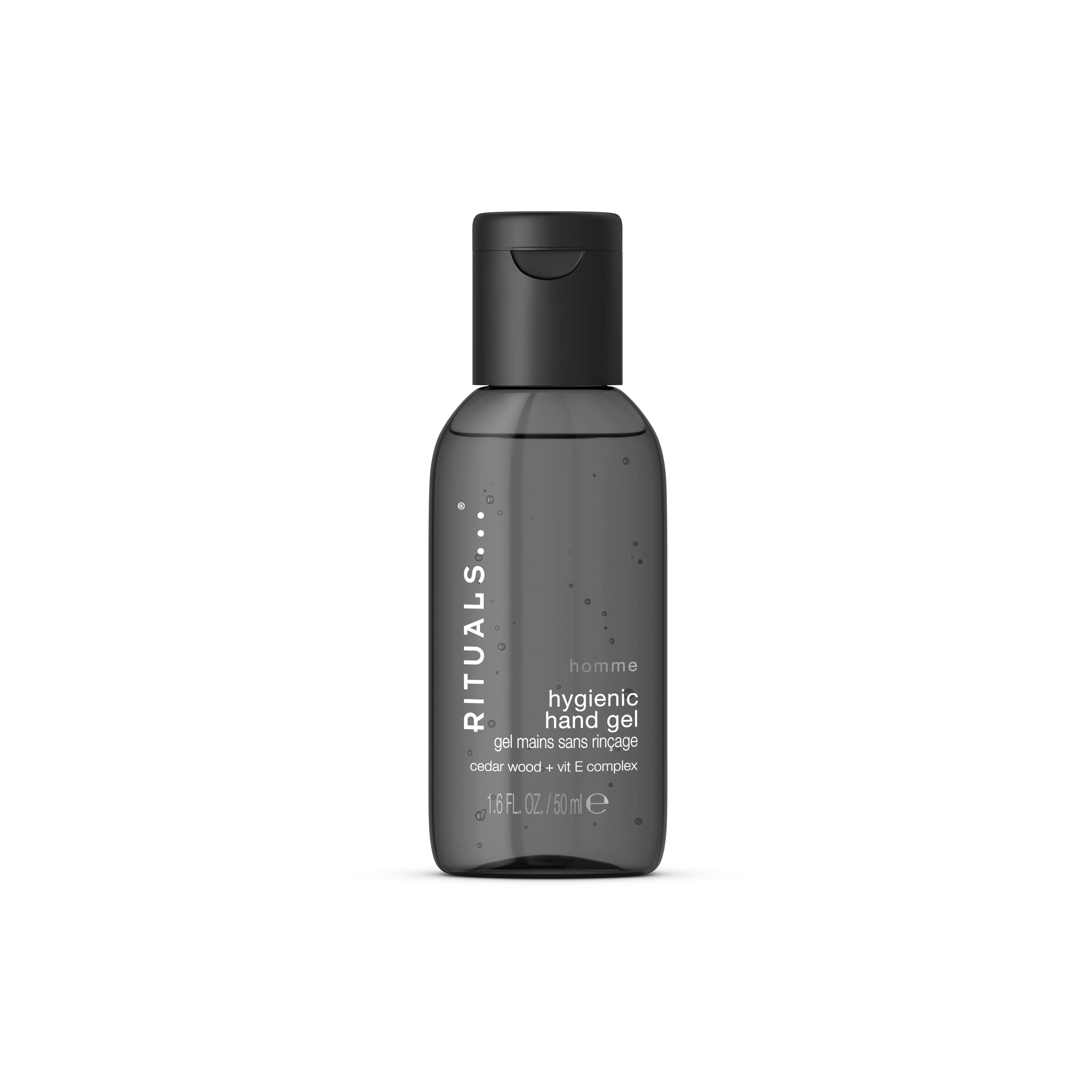 hygienic hand gel without soap or water, homme, Black, 50 ml, RITUALS