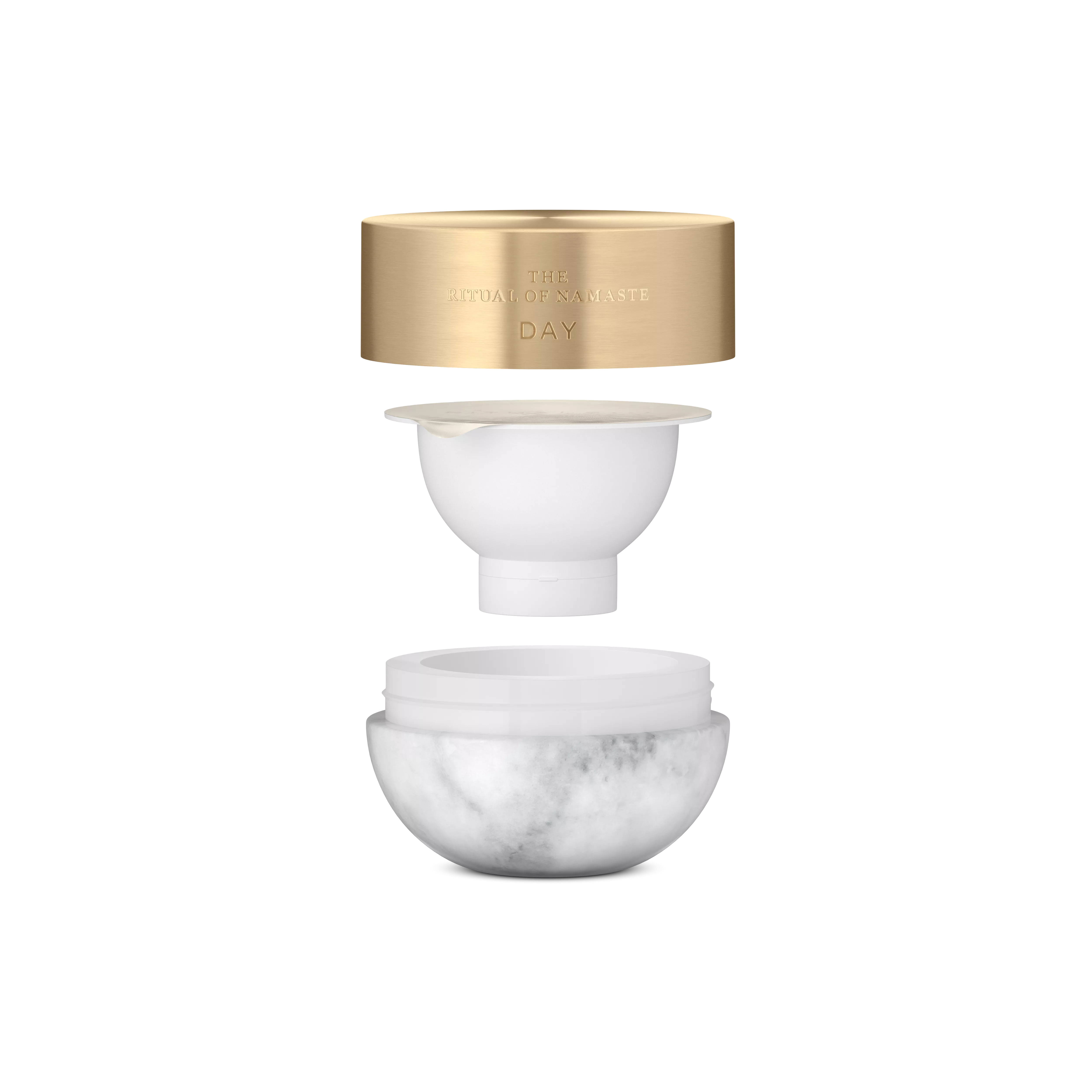 luksuslikult rikkaliku, pinguldava ja toniseeriva päevakreemi täitepakend, namaste, Valge, 50 ml, RITUALS