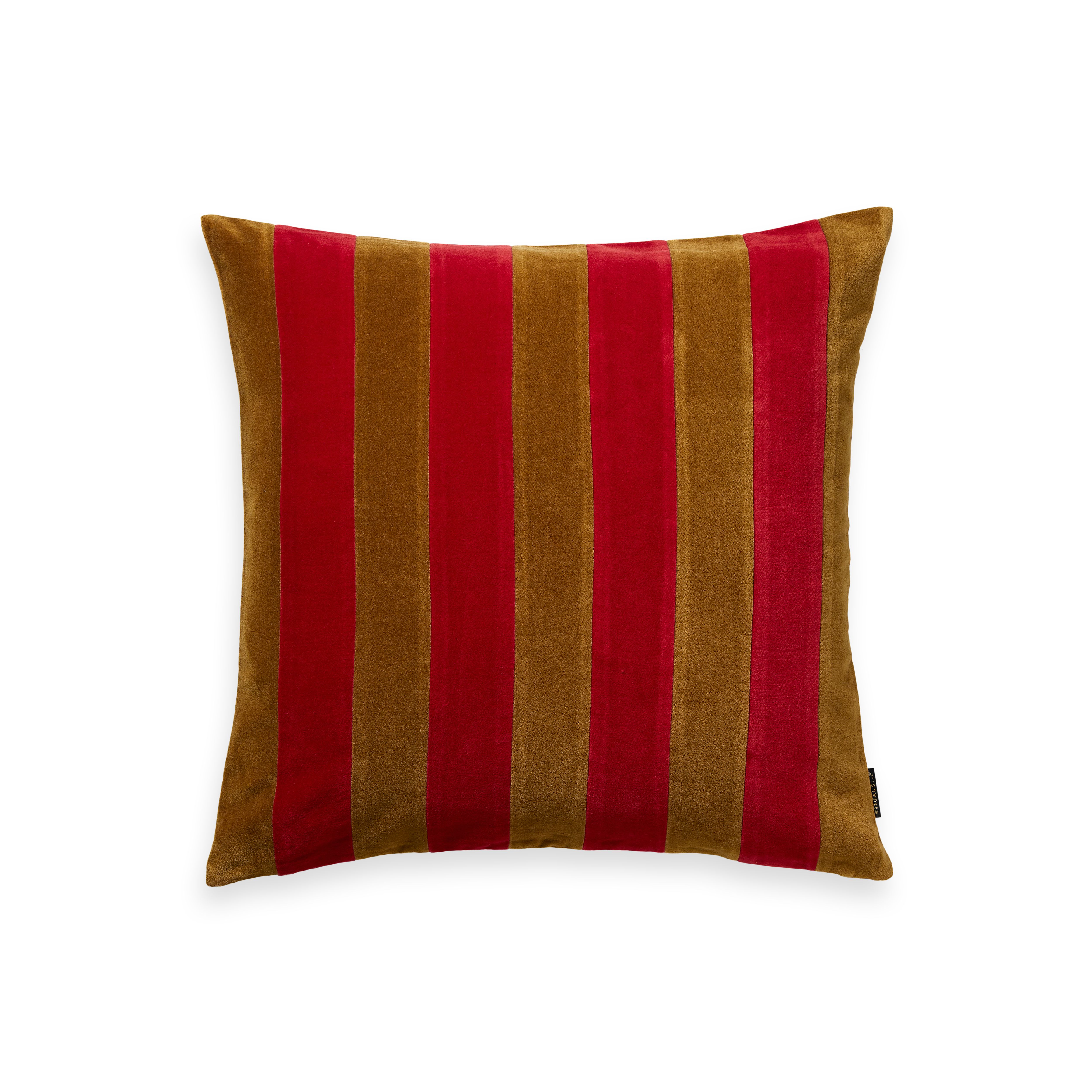 housse de coussin en velours 50 x 50 cm, houseofrituals, Red, 100 % coton, RITUALS
