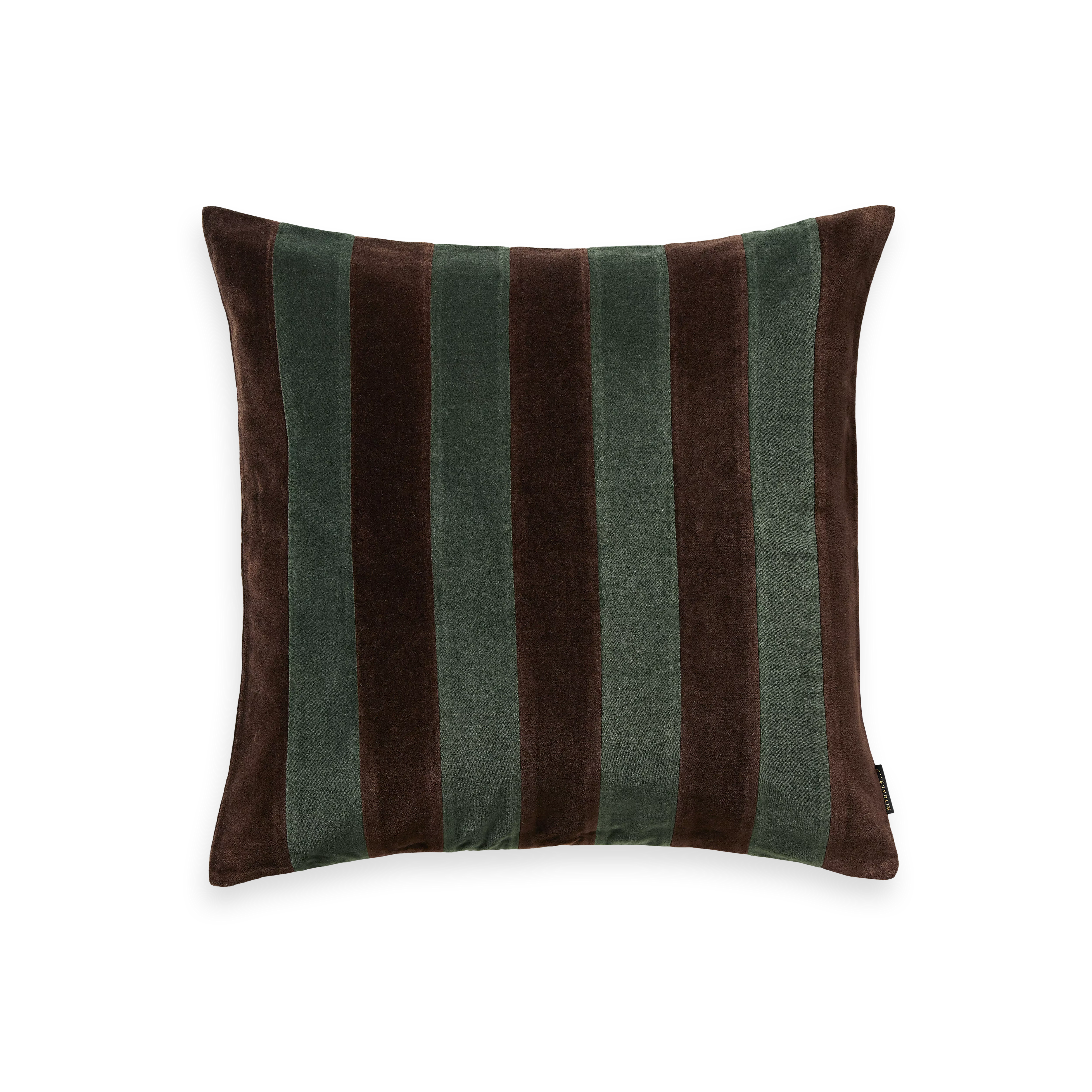 cotton velvet cushion cover 50x50 cm, houseofrituals, Black, Cotton 100%, RITUALS