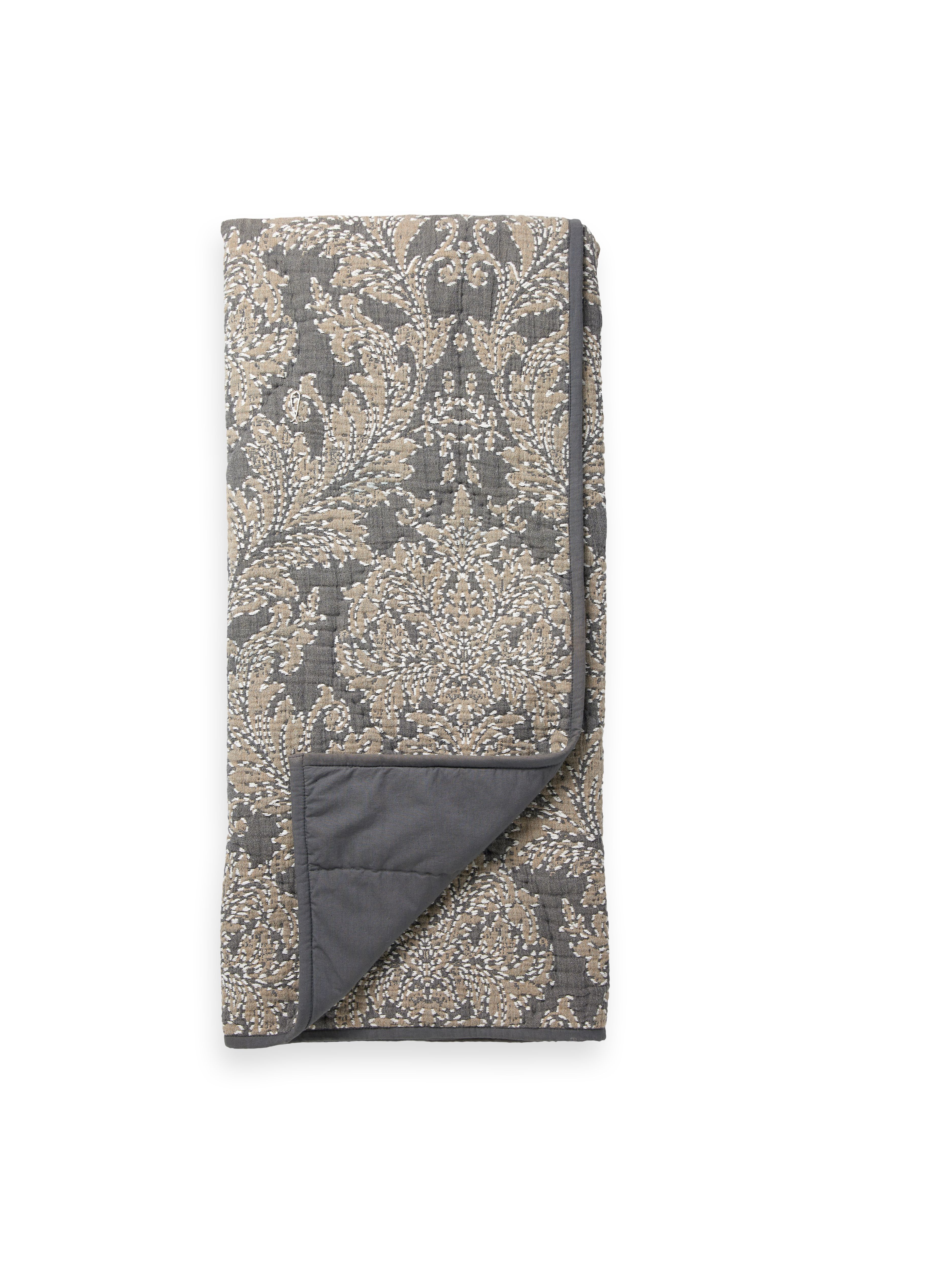 Madurai Quilt Grey Lily 150 x 250 cm
