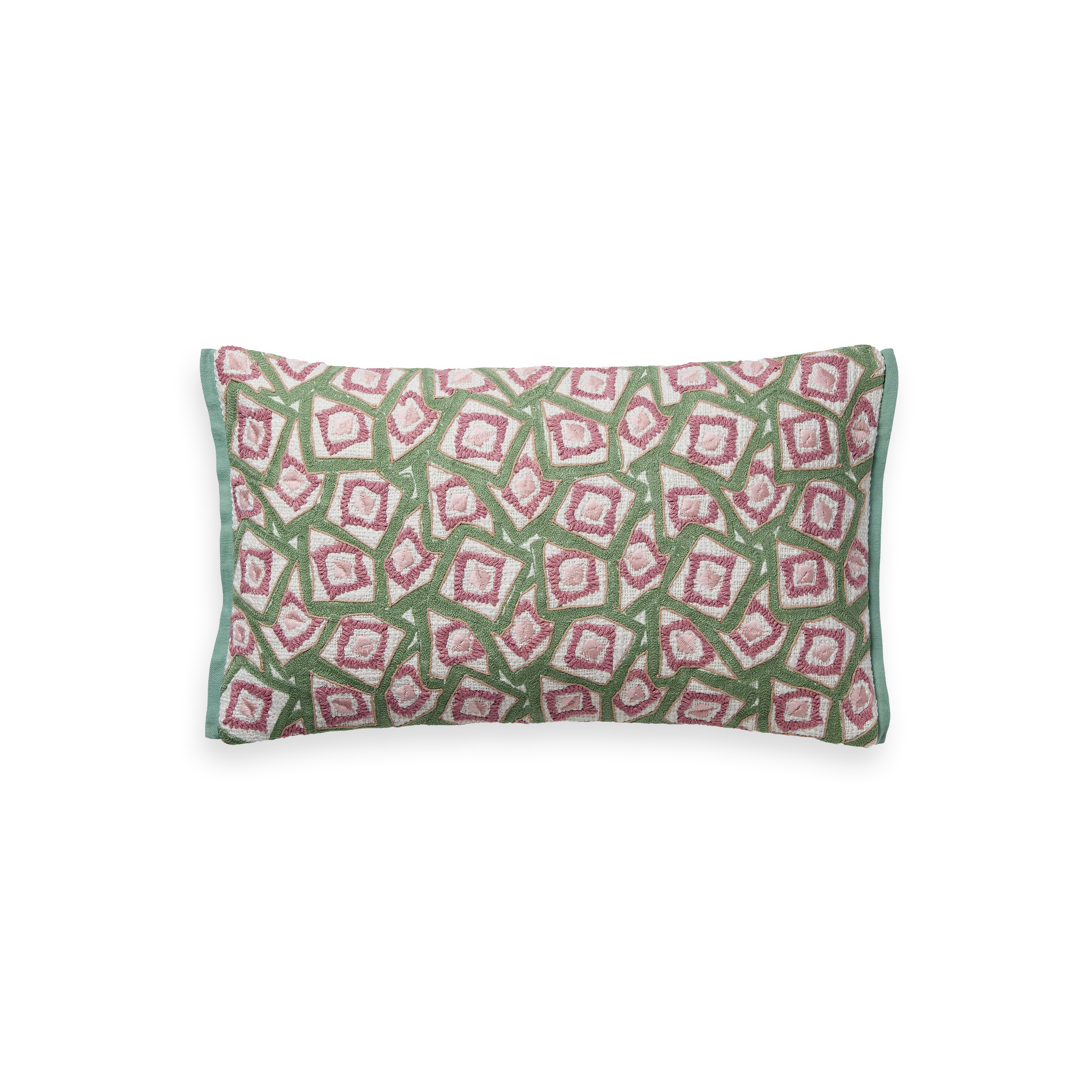 punjab kussenovertrek 50x30 cm, houseofrituals, Green, Katoen 100% + decoratie, RITUALS