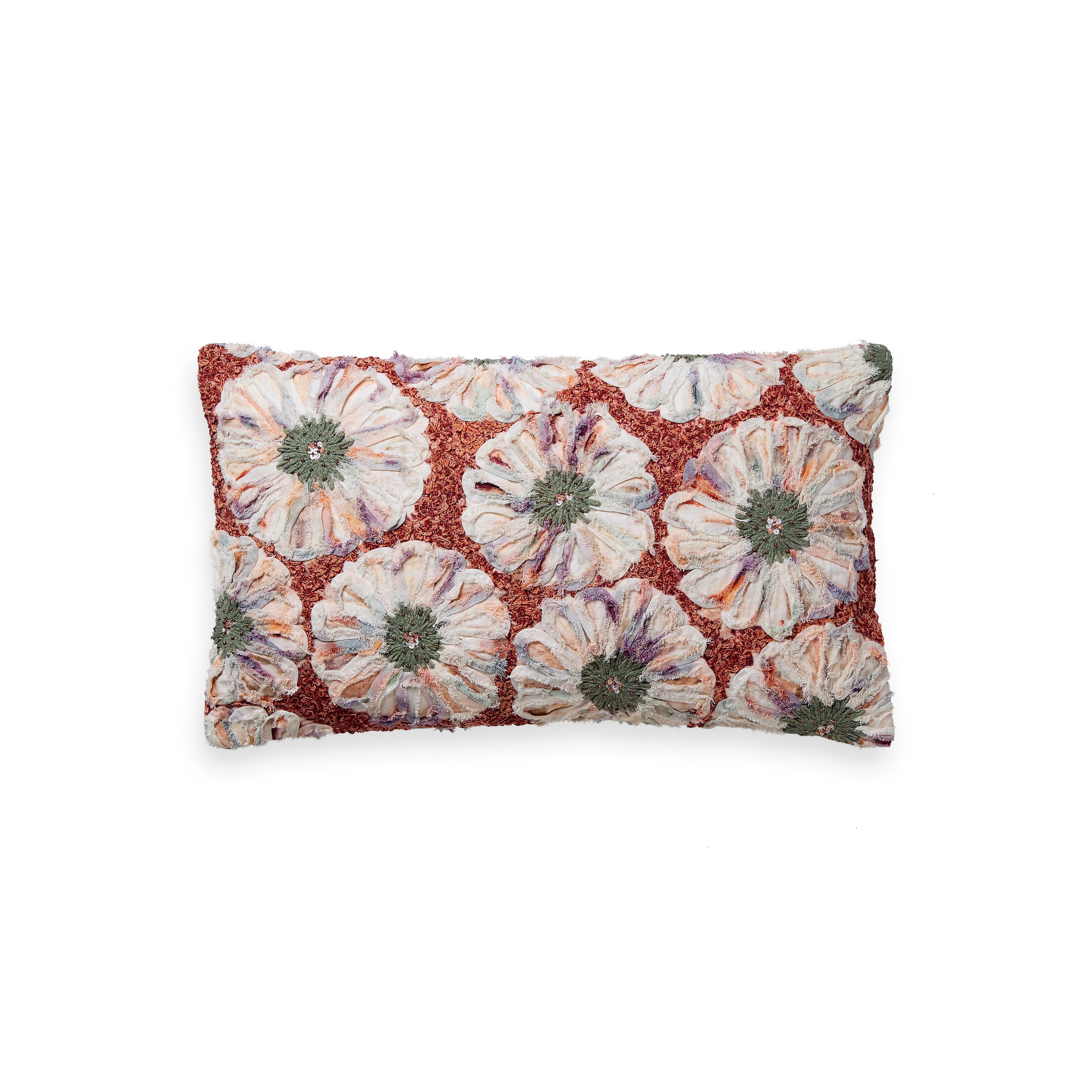 punjab kussenovertrek 50x30 cm, houseofrituals, Green, Katoen 100% + decoratie, RITUALS